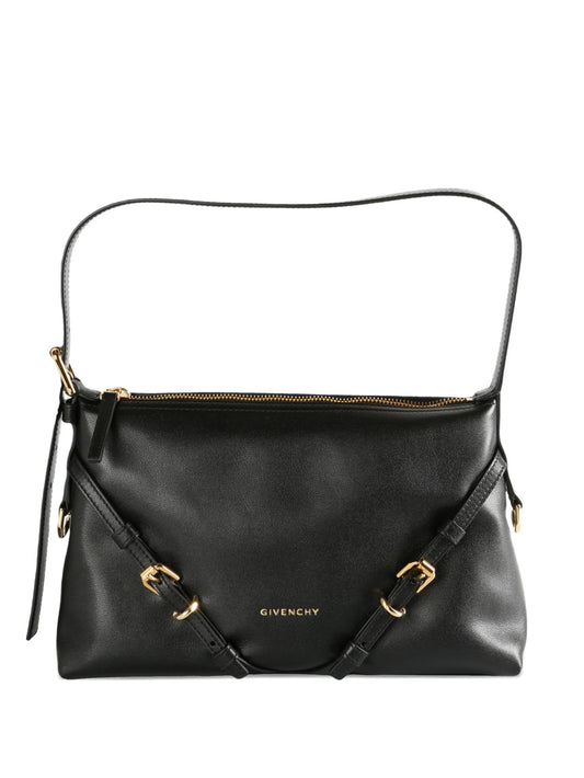 mini Voyou buckle-strap leather shoulder bag