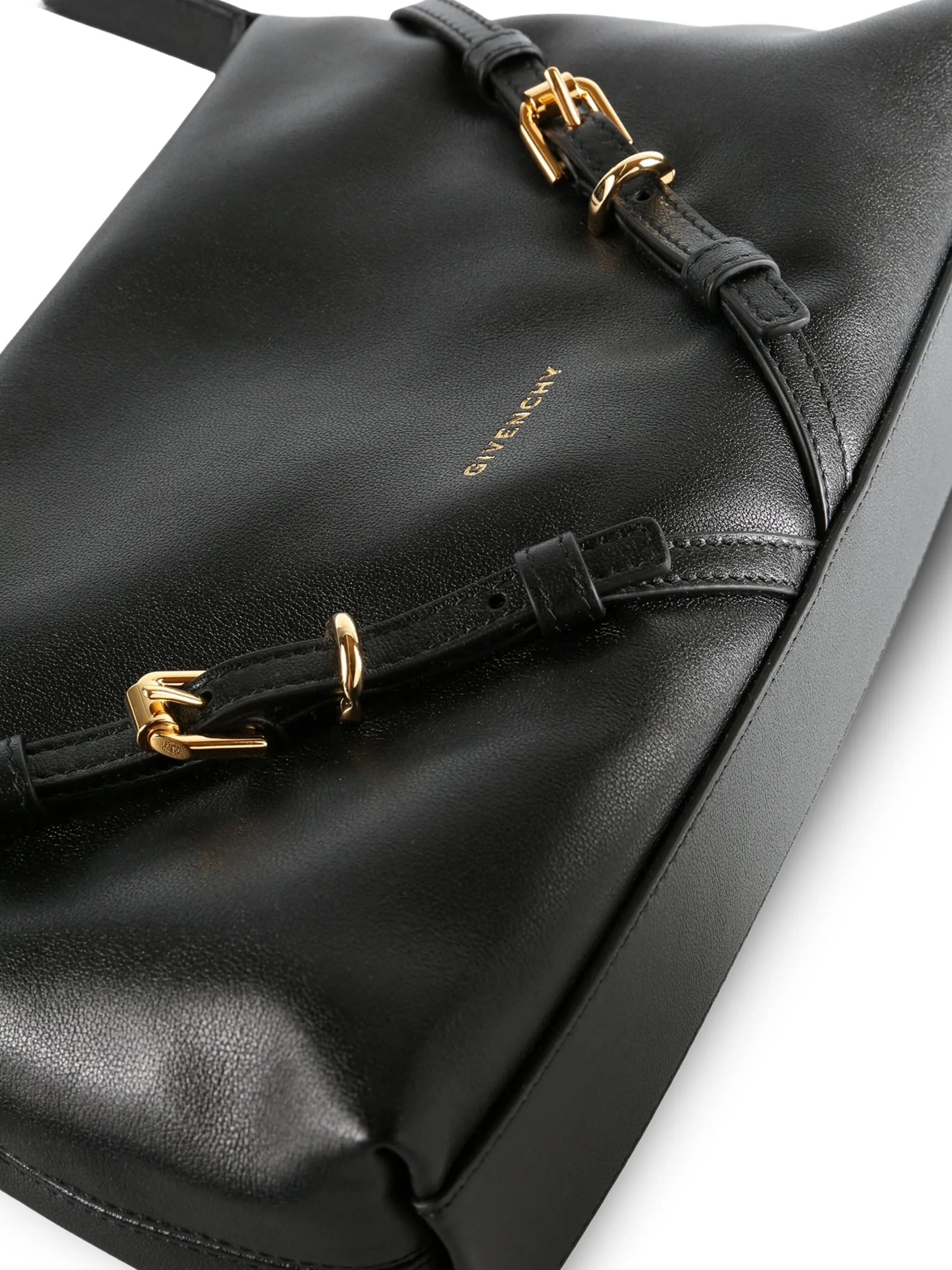 mini Voyou buckle-strap leather shoulder bag