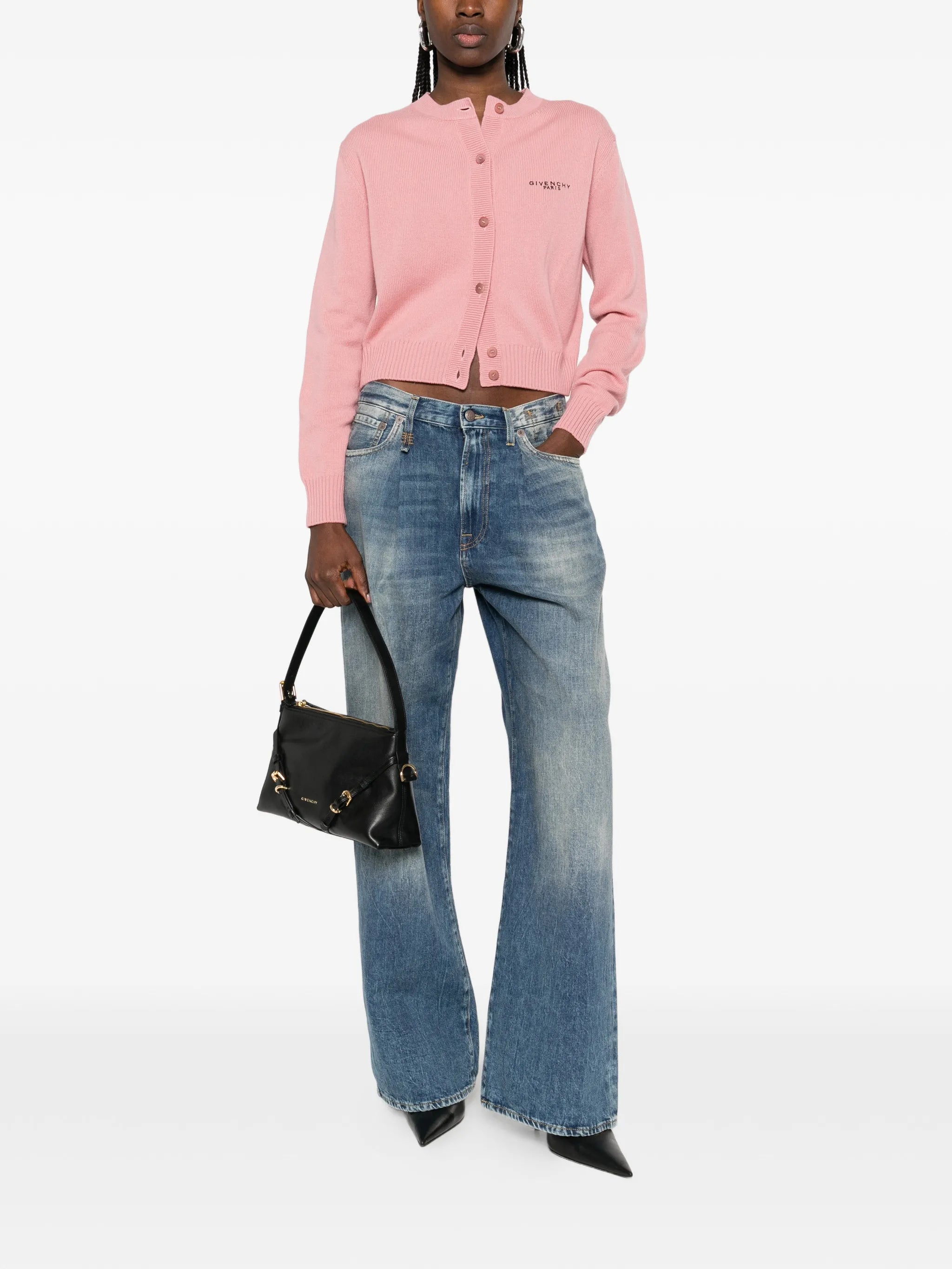 cropped cardigan