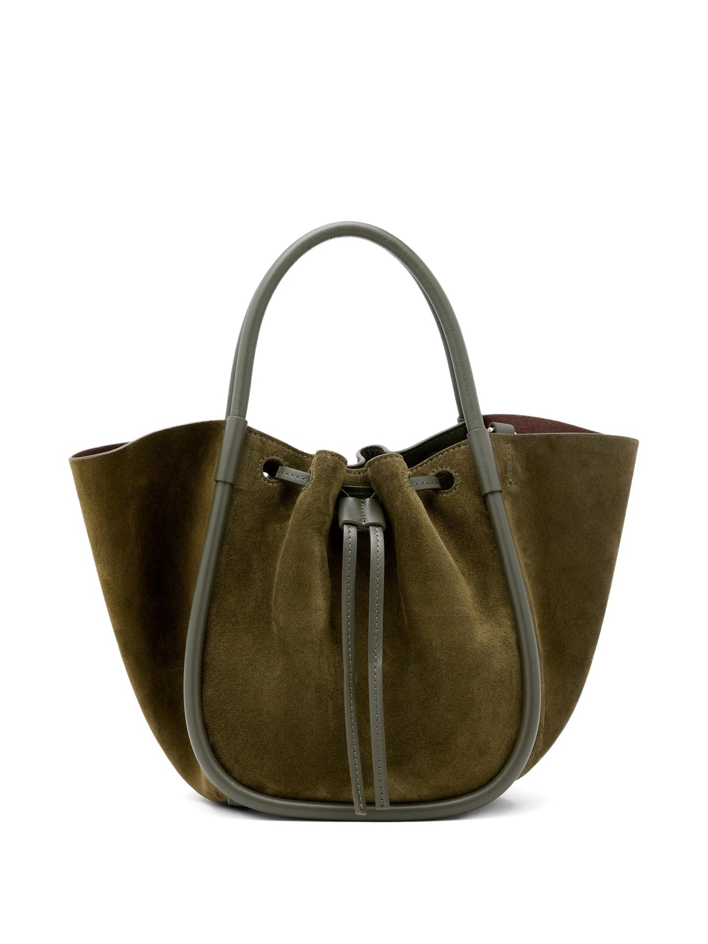 small drawstring-fastening tote bag