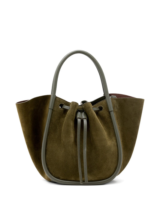 small drawstring-fastening tote bag