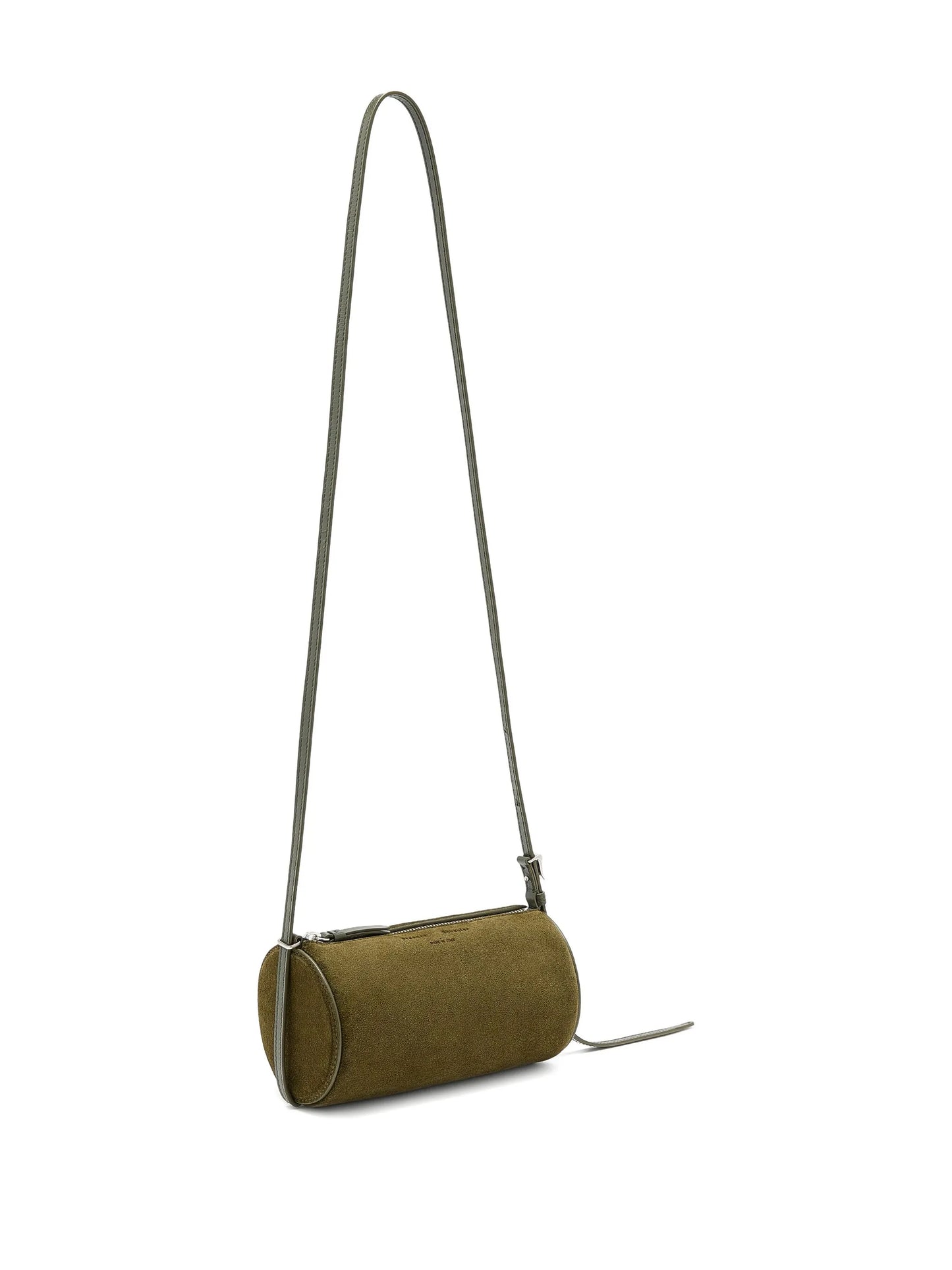 Silo cylindrical-shape cross body bag