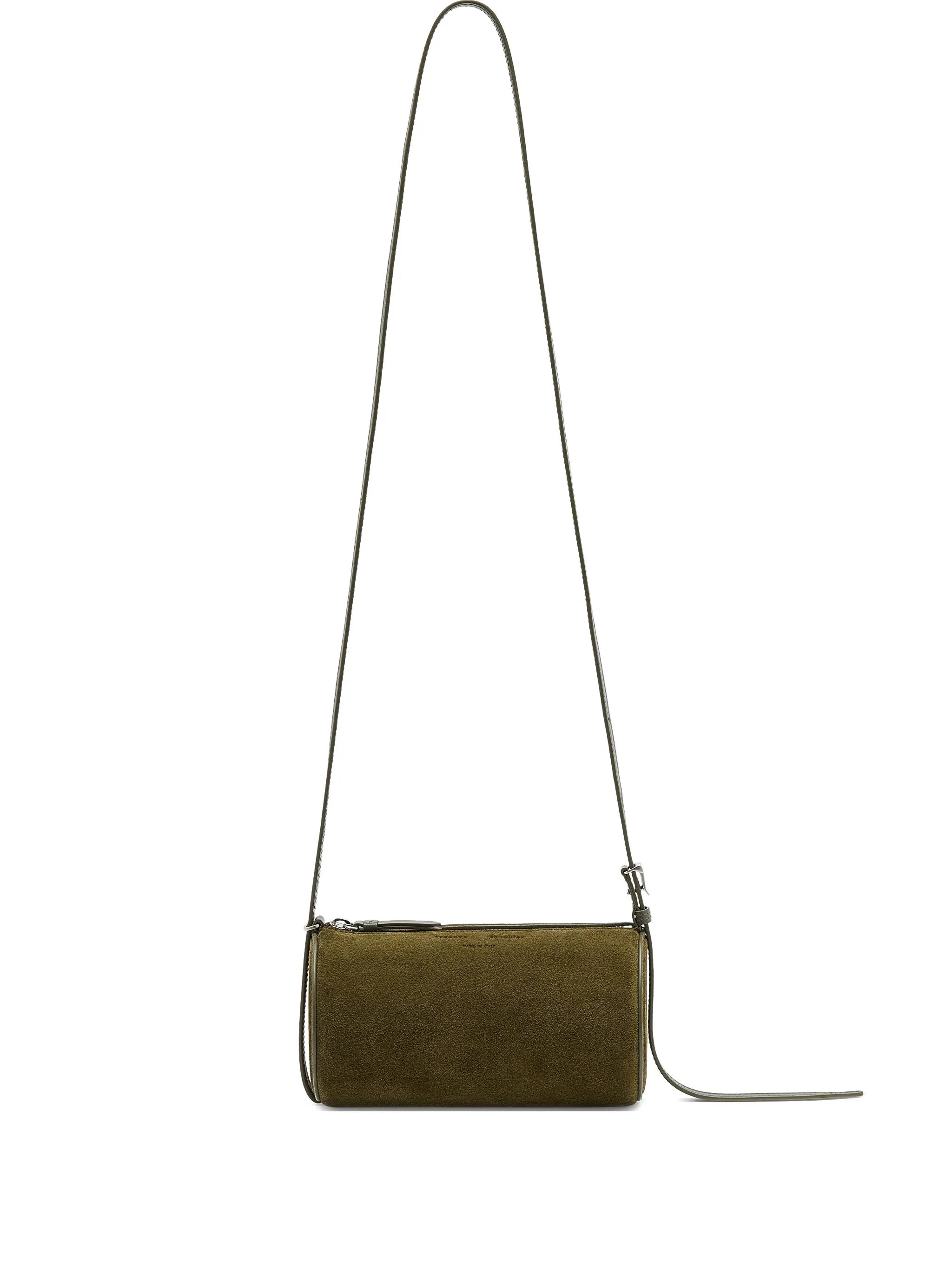 Silo cylindrical-shape cross body bag