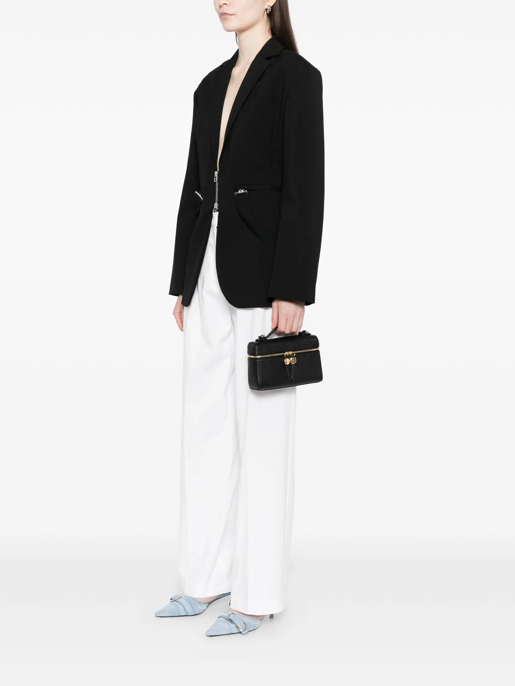 Romy slim top handle bag