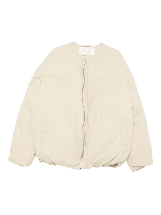 puffer zip-front jacket