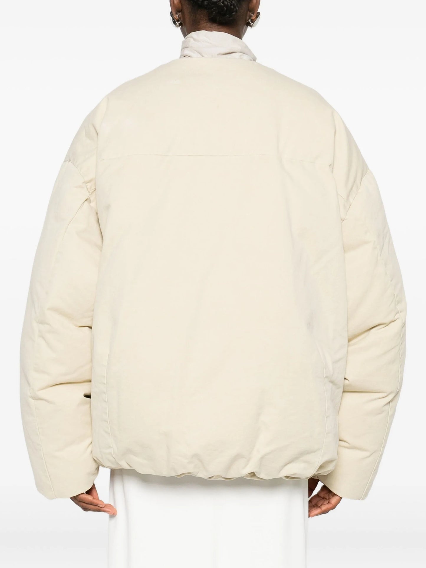 puffer zip-front jacket