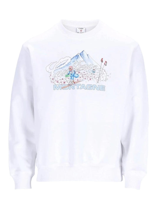 montagne-print sweatshirt