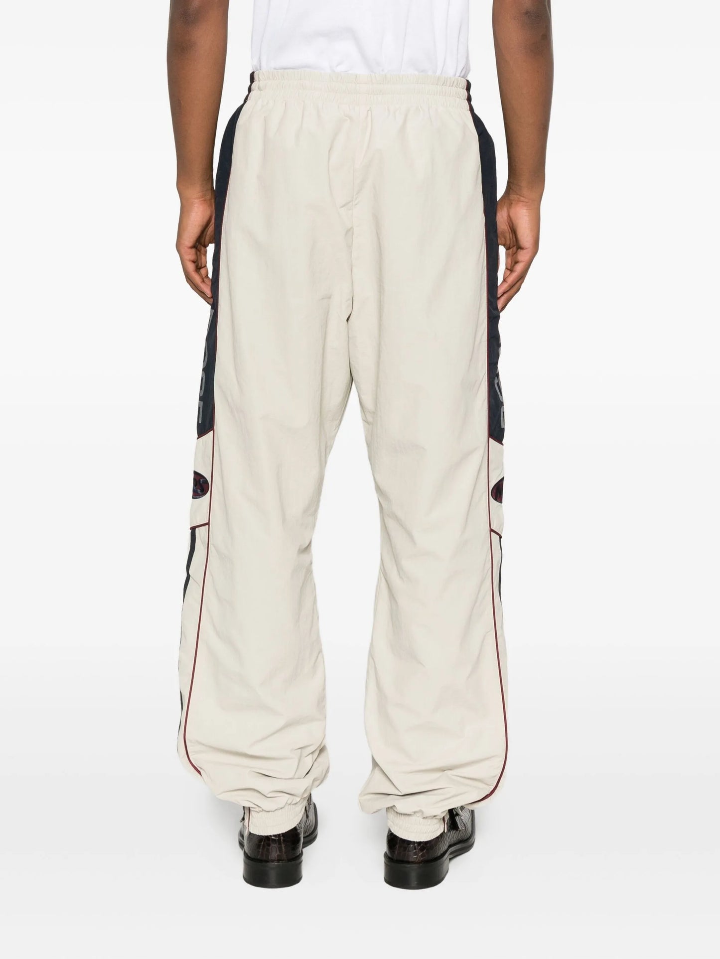 side-stripe elasticated track pants