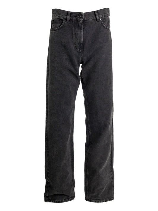 faded cotton jeans