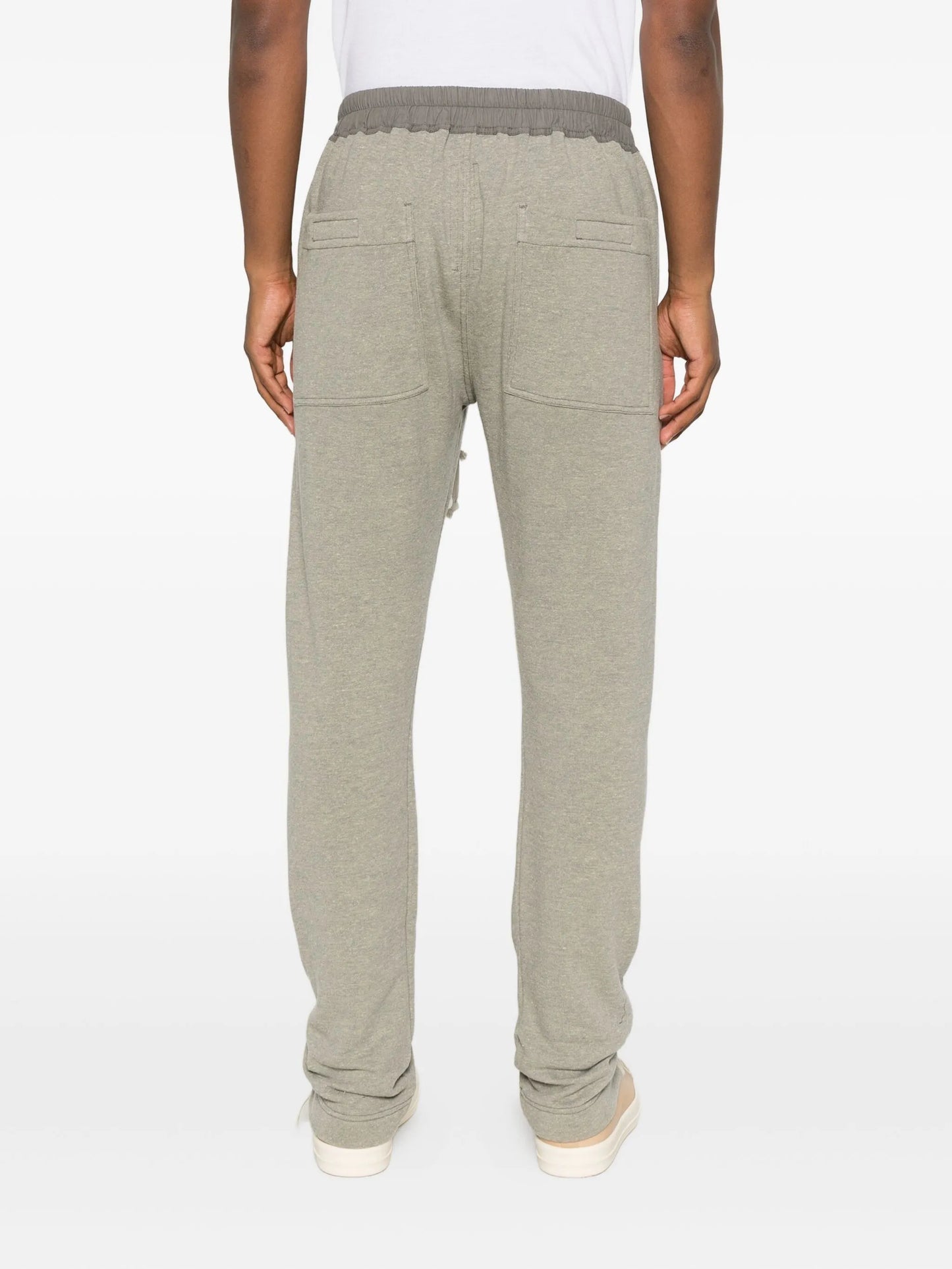 drawstring side-cuff track pants
