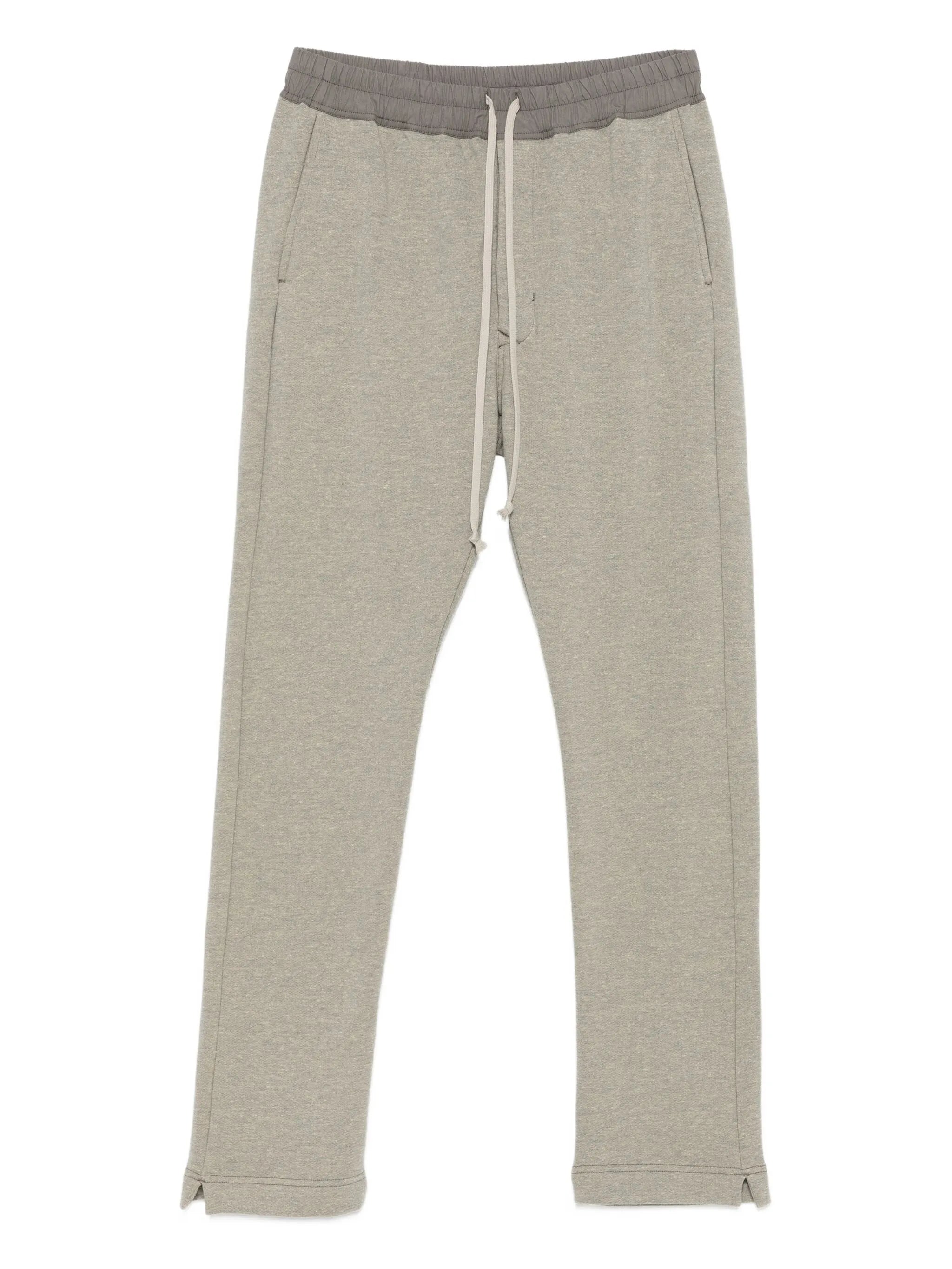 drawstring side-cuff track pants