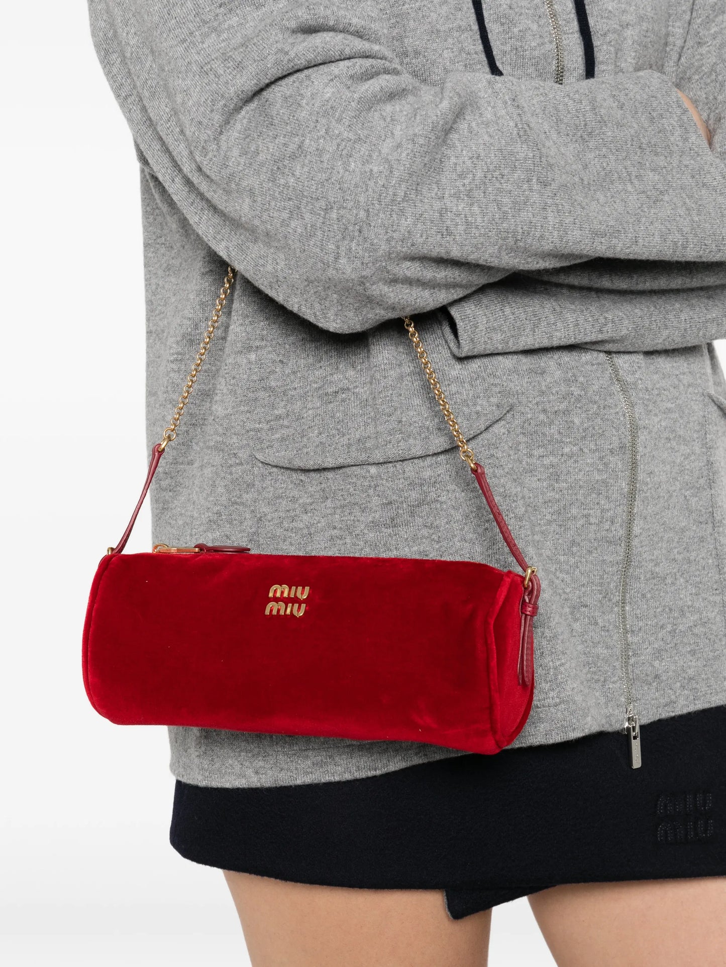 logo-plaque shoulder bag