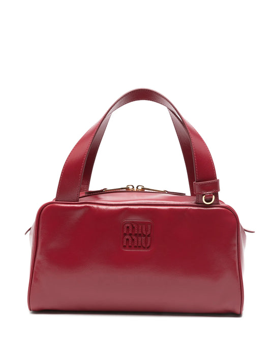 embossed softy shoulder bag