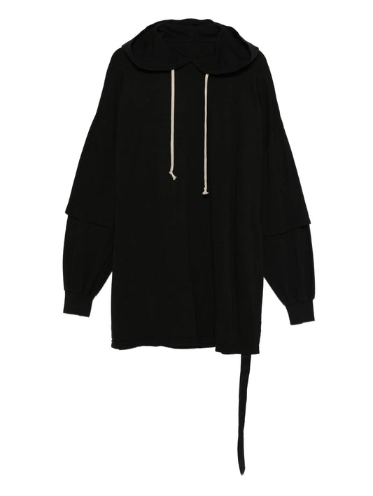 Tommy layered drawstring hoodie