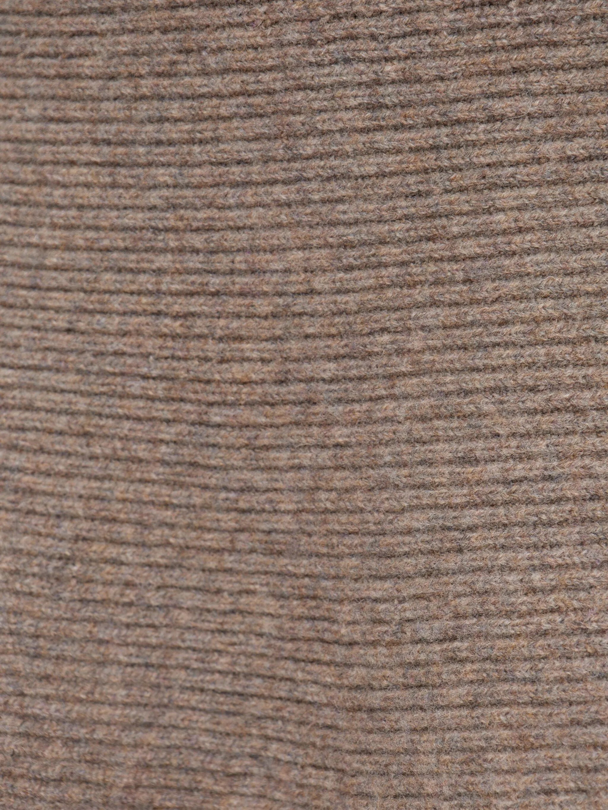 ribbed-knit flared skirt