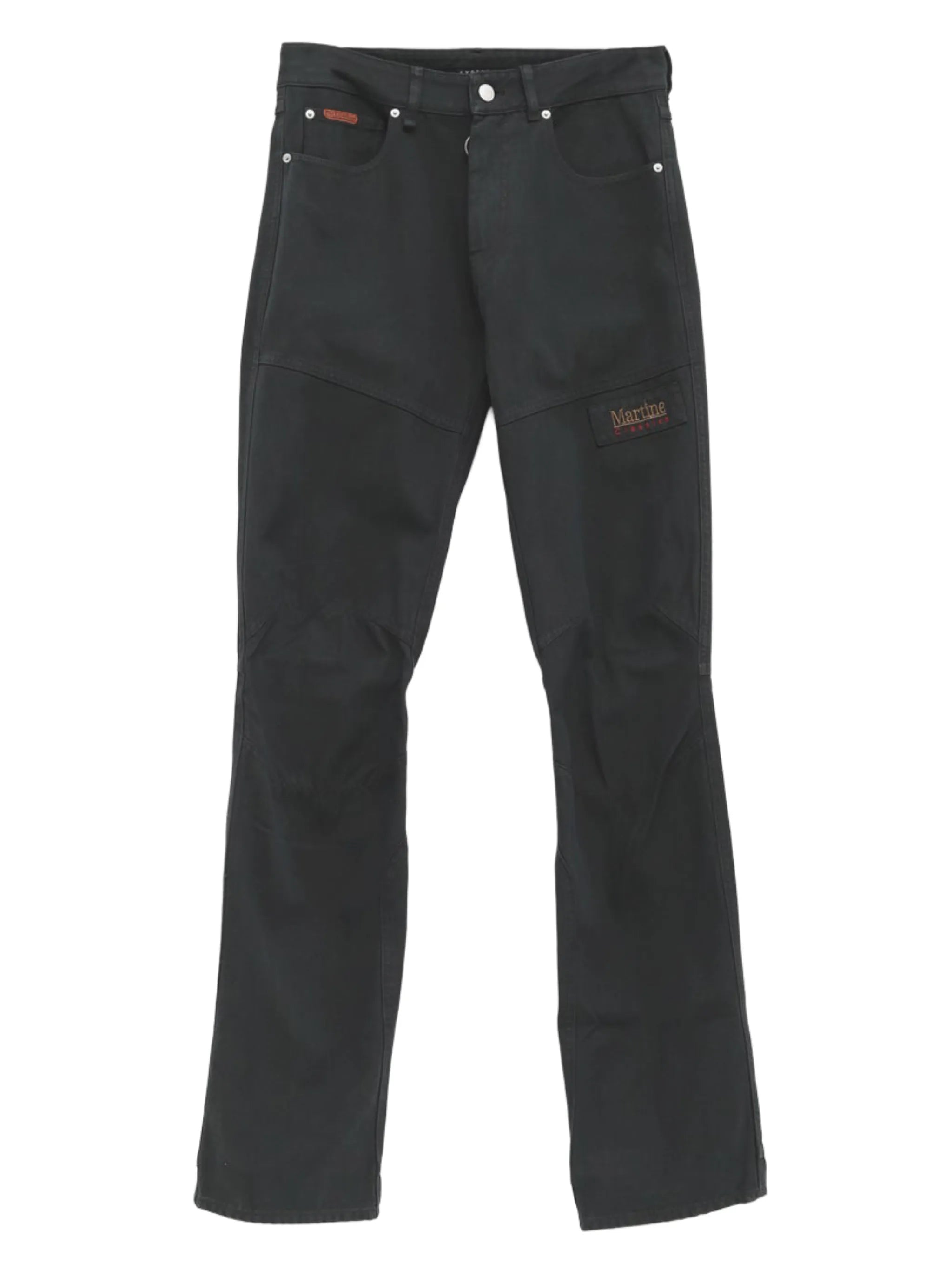 logo-appliqué jeans