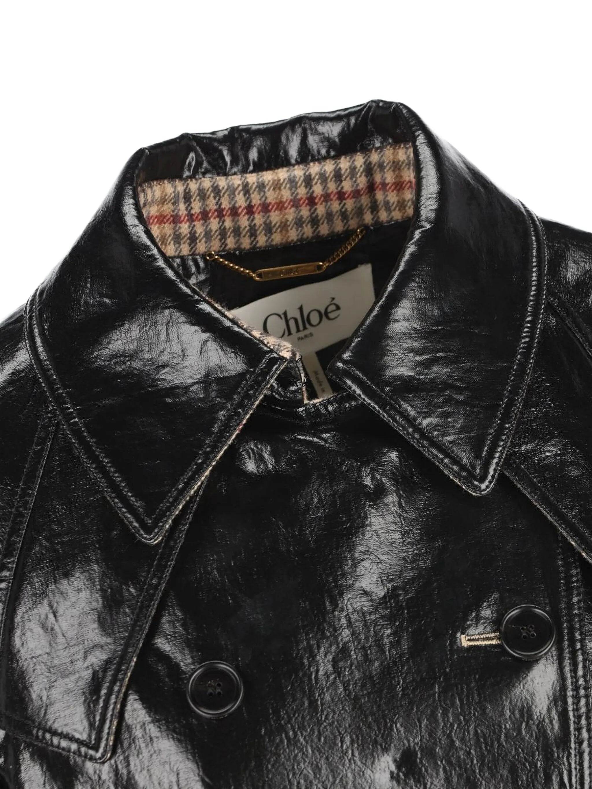 butonned coat