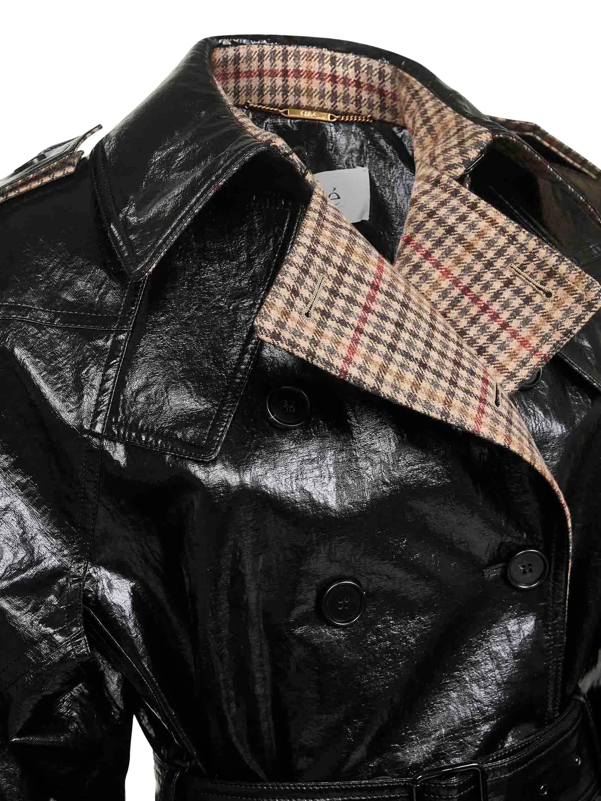 butonned coat