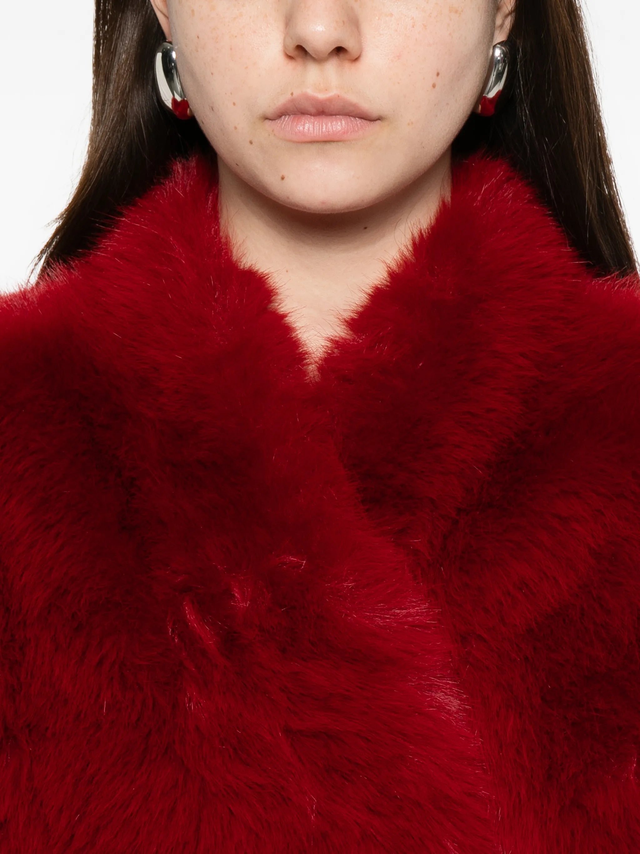 Destiny padded faux-fur coat