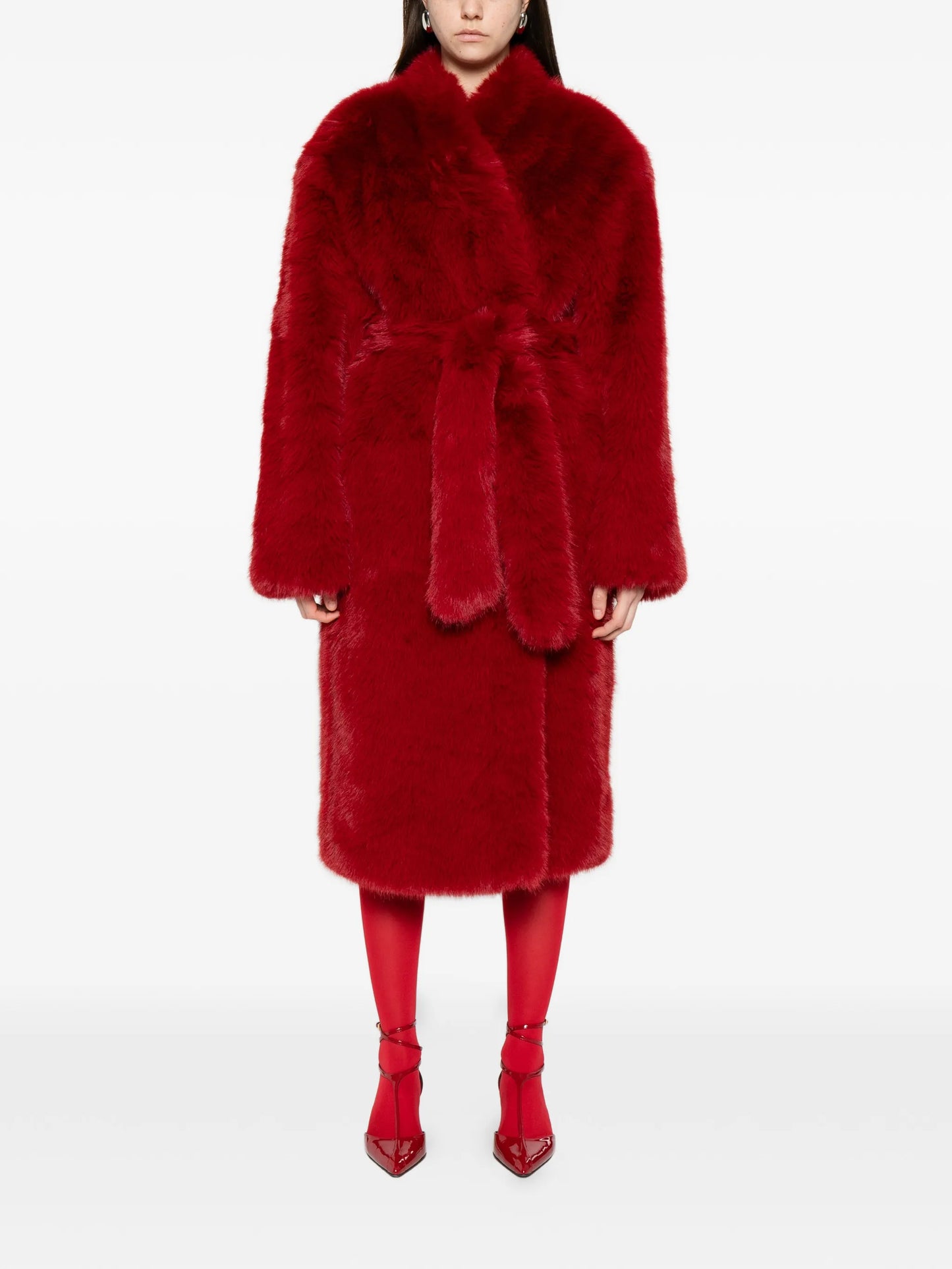 Destiny padded faux-fur coat