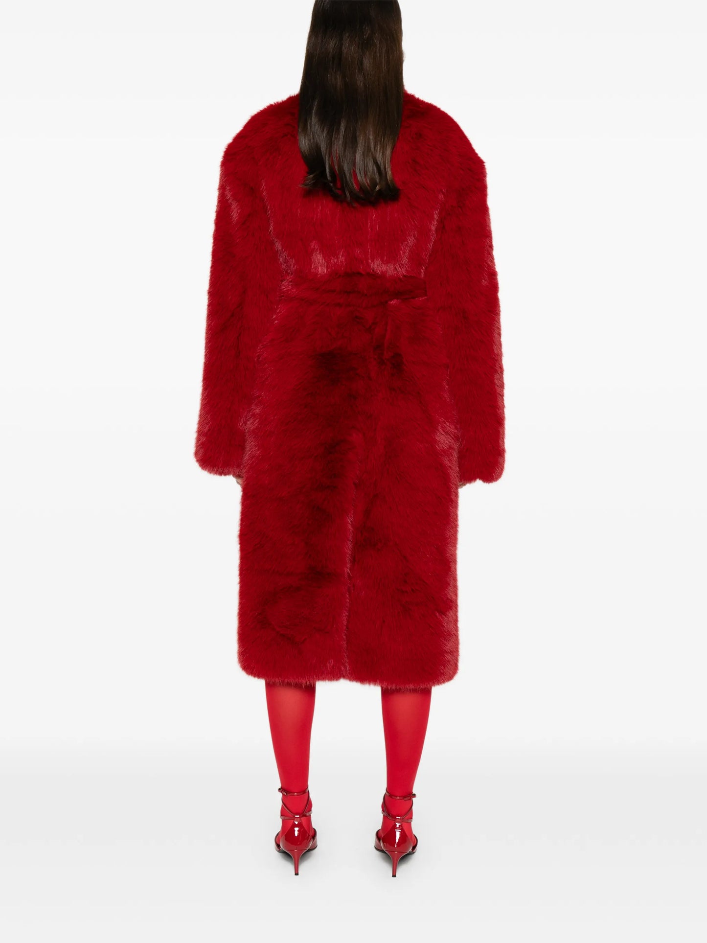 Destiny padded faux-fur coat