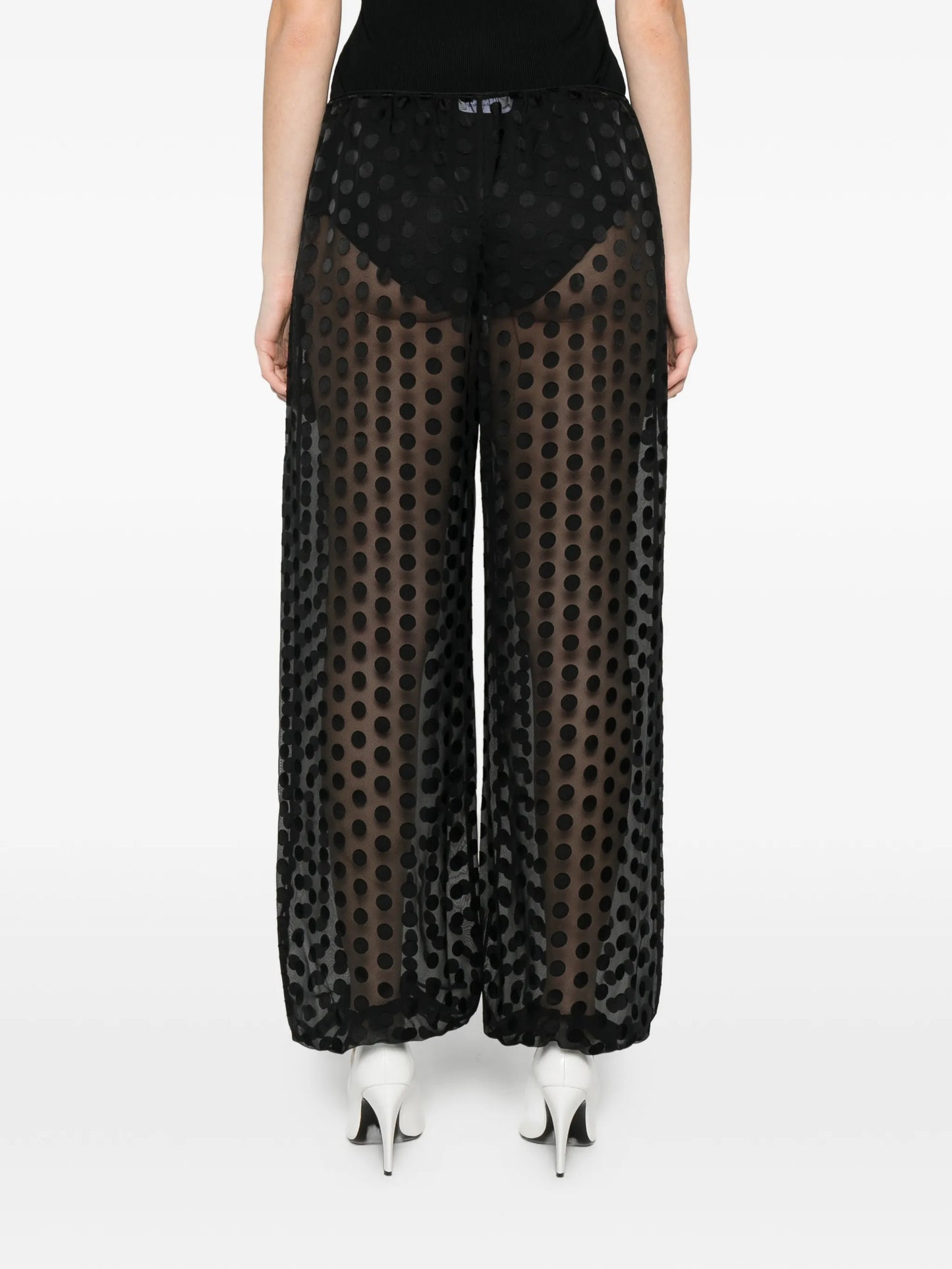 Orissa sheer-finish baloon trousers