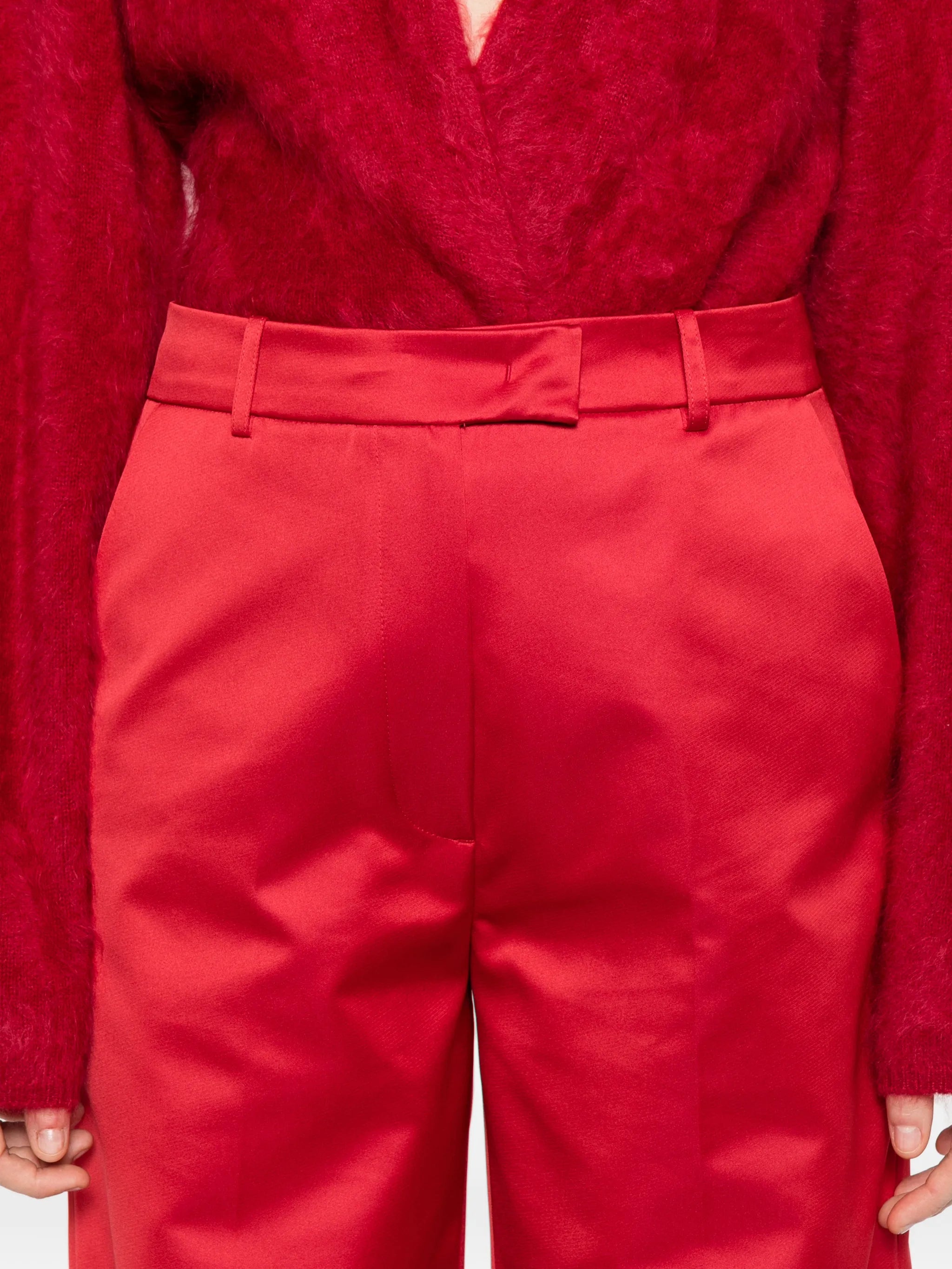Brickell satin trousers