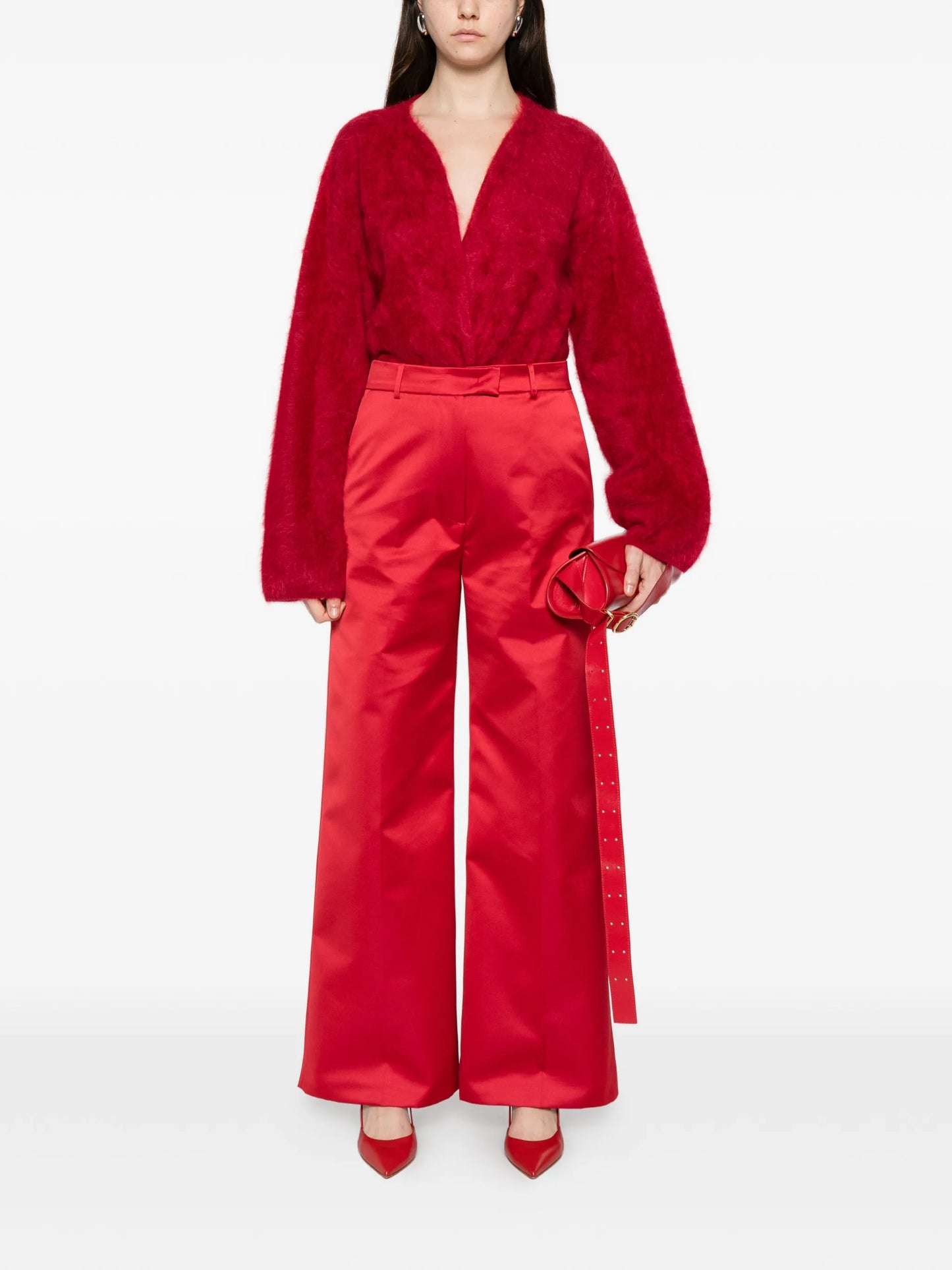 Brickell satin trousers