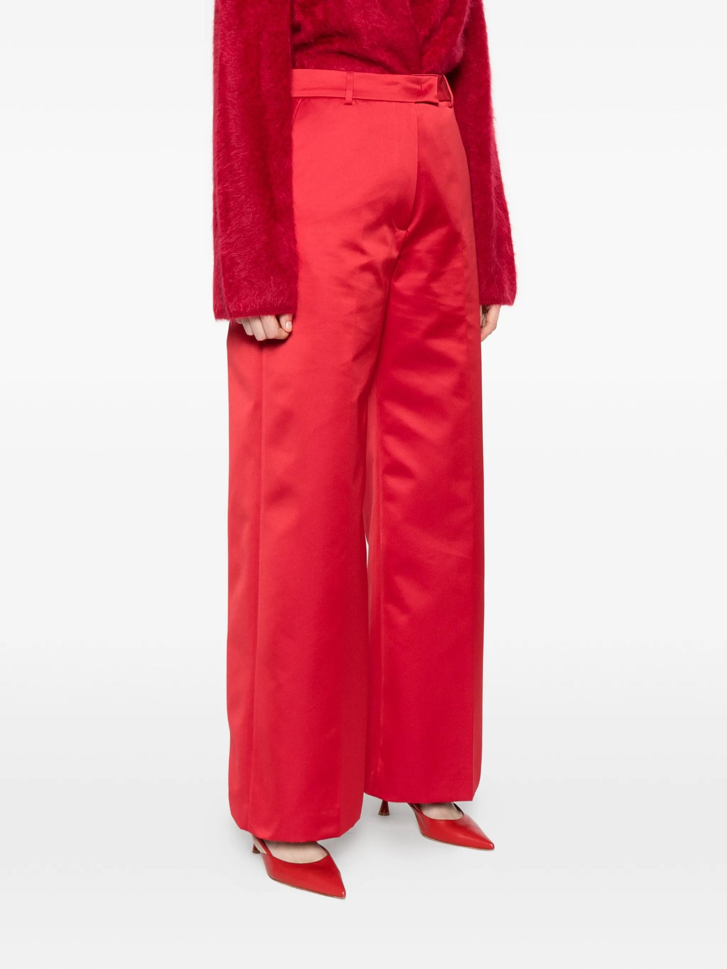 Brickell satin trousers