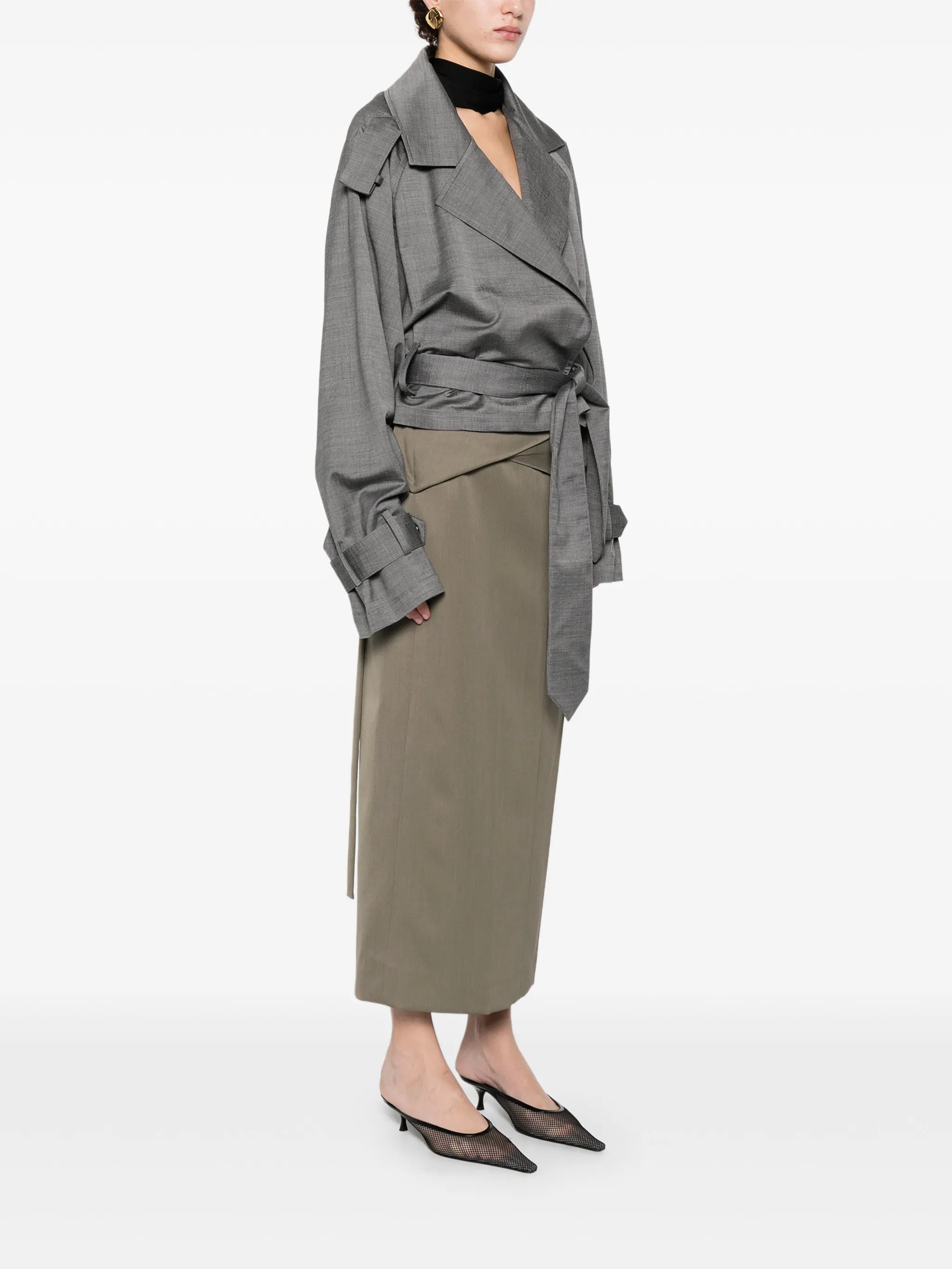 Simona belted jacket