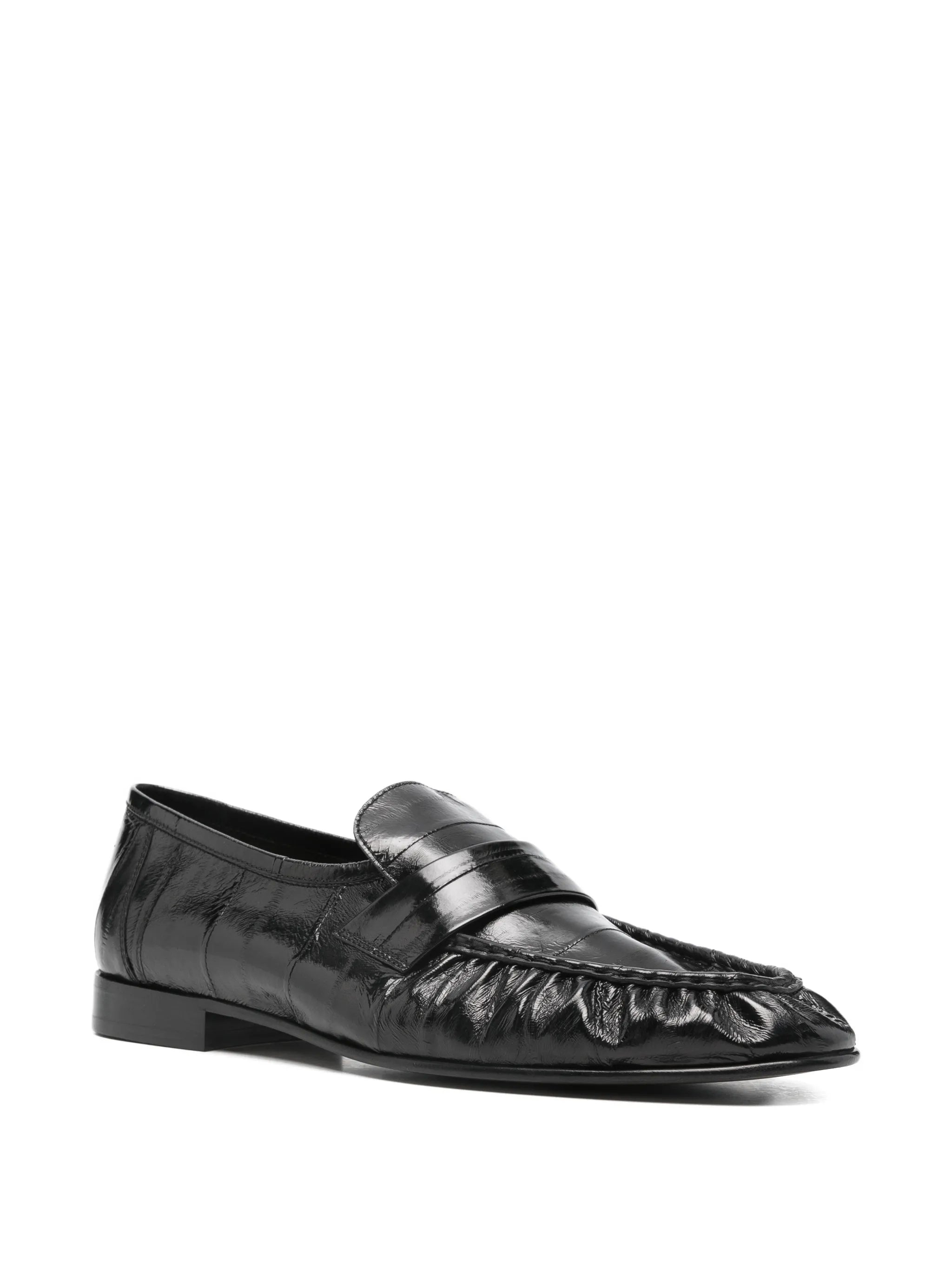 ruffle-detail loafers
