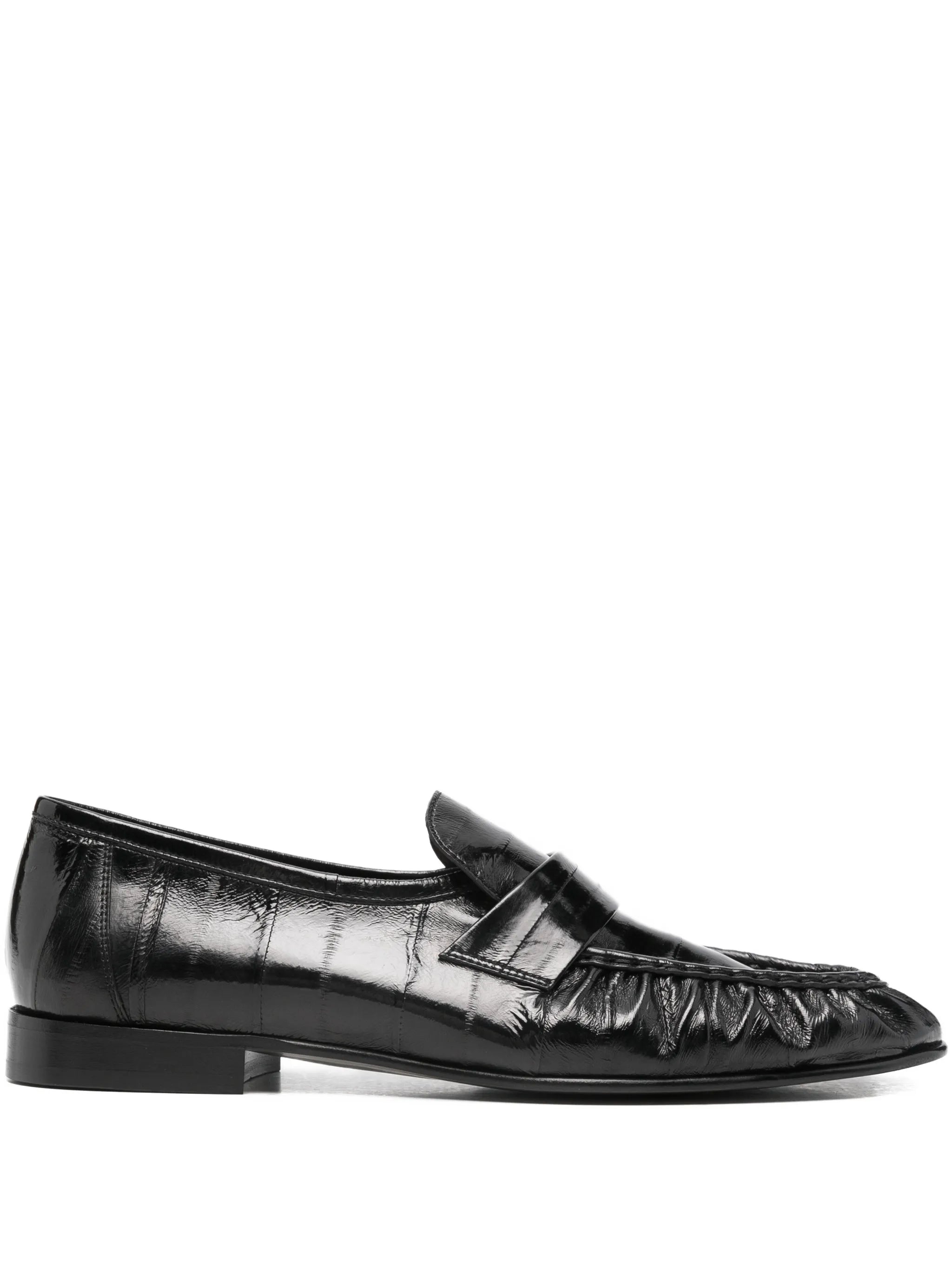 ruffle-detail loafers