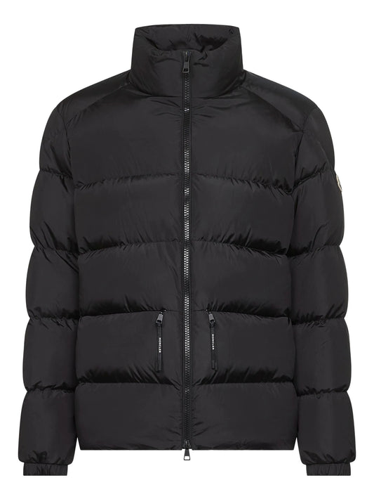 quilted high-neck jacket