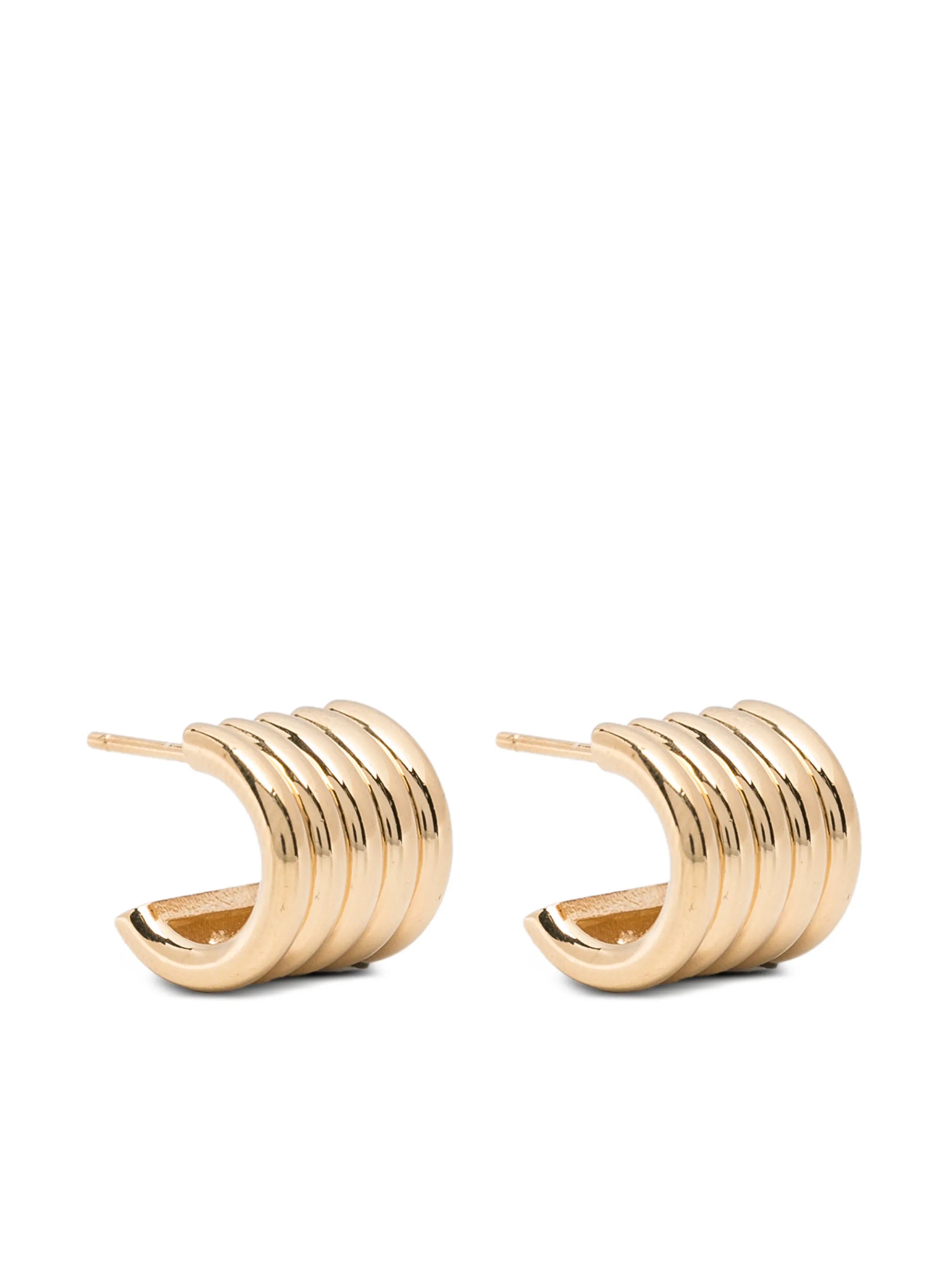 small Hollyhock earrings