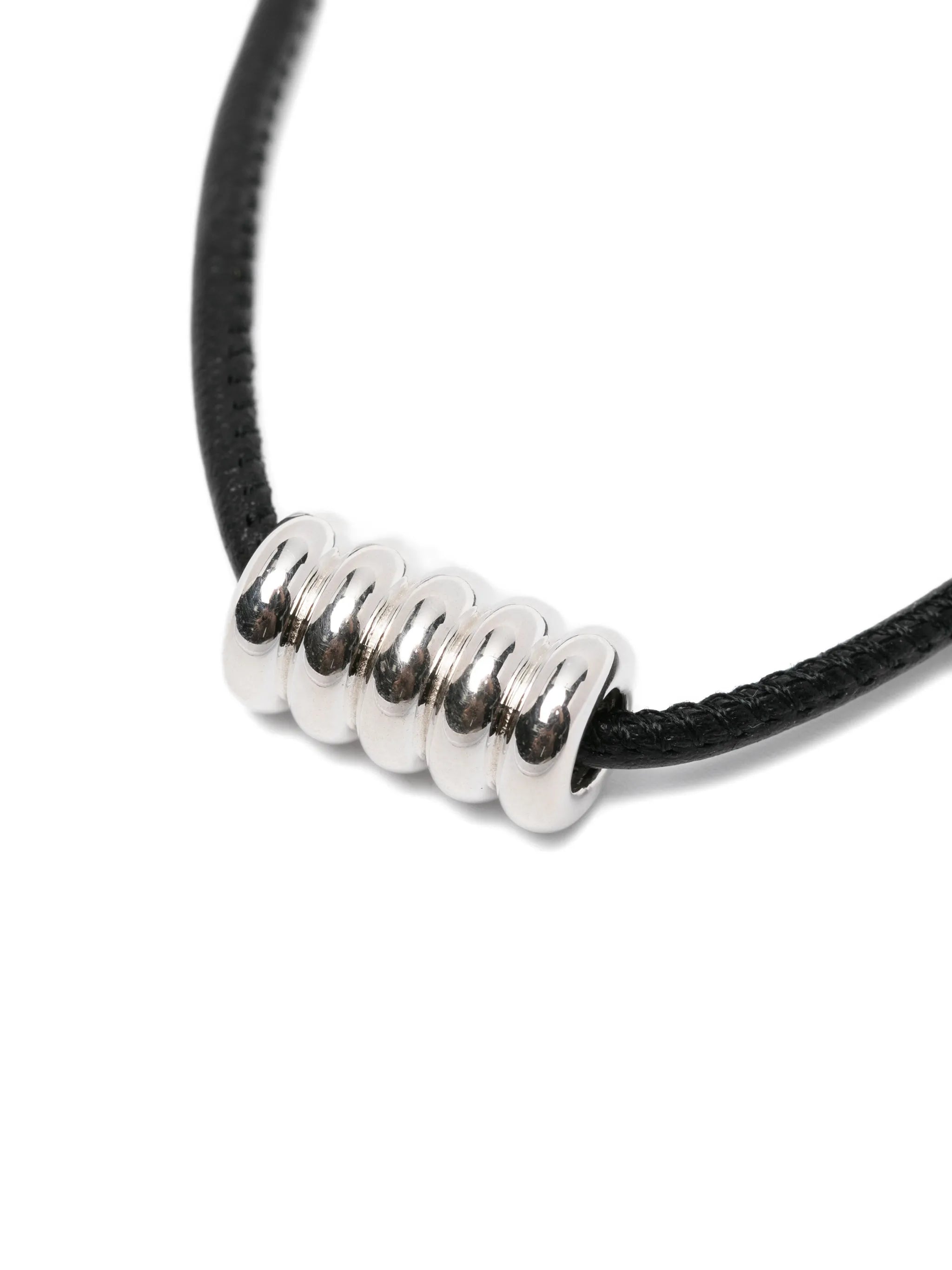 Hollyhock cord necklace