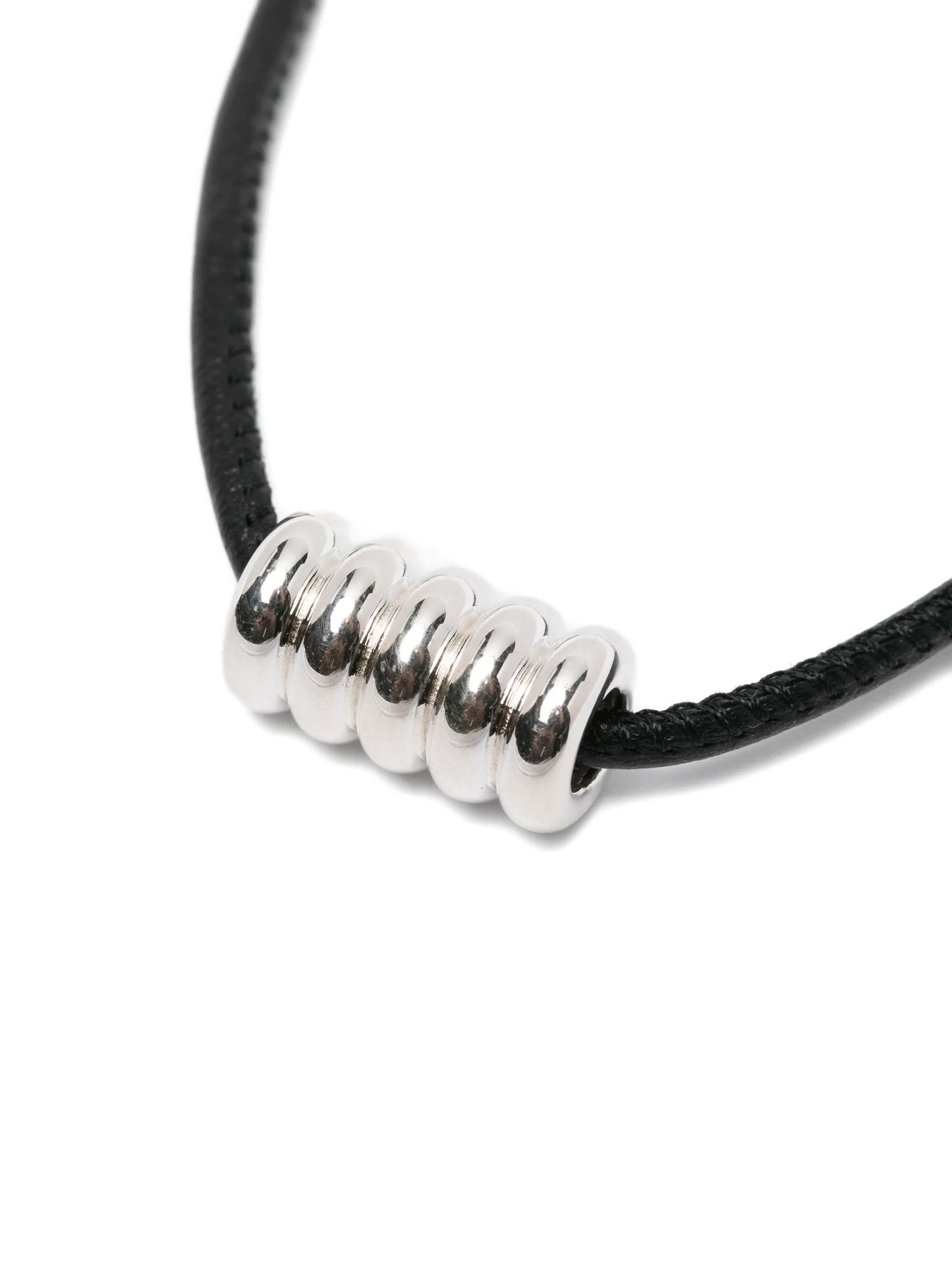 Hollyhock cord necklace