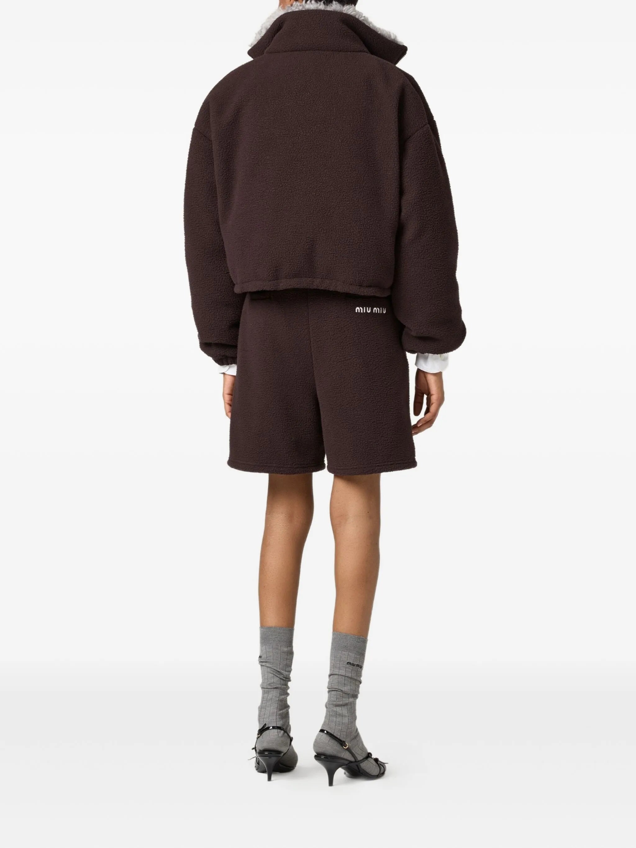 fleece down jacket