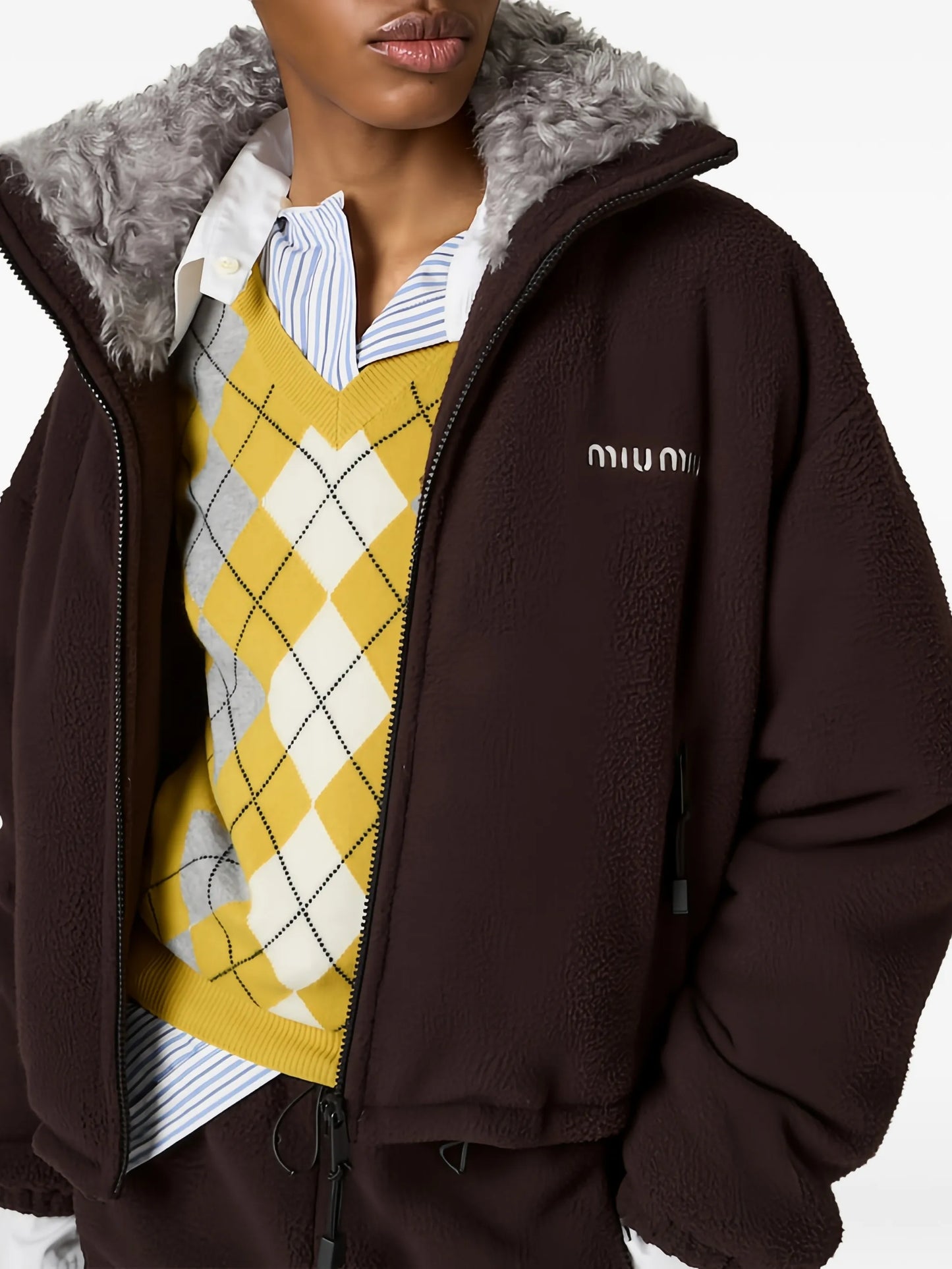fleece down jacket