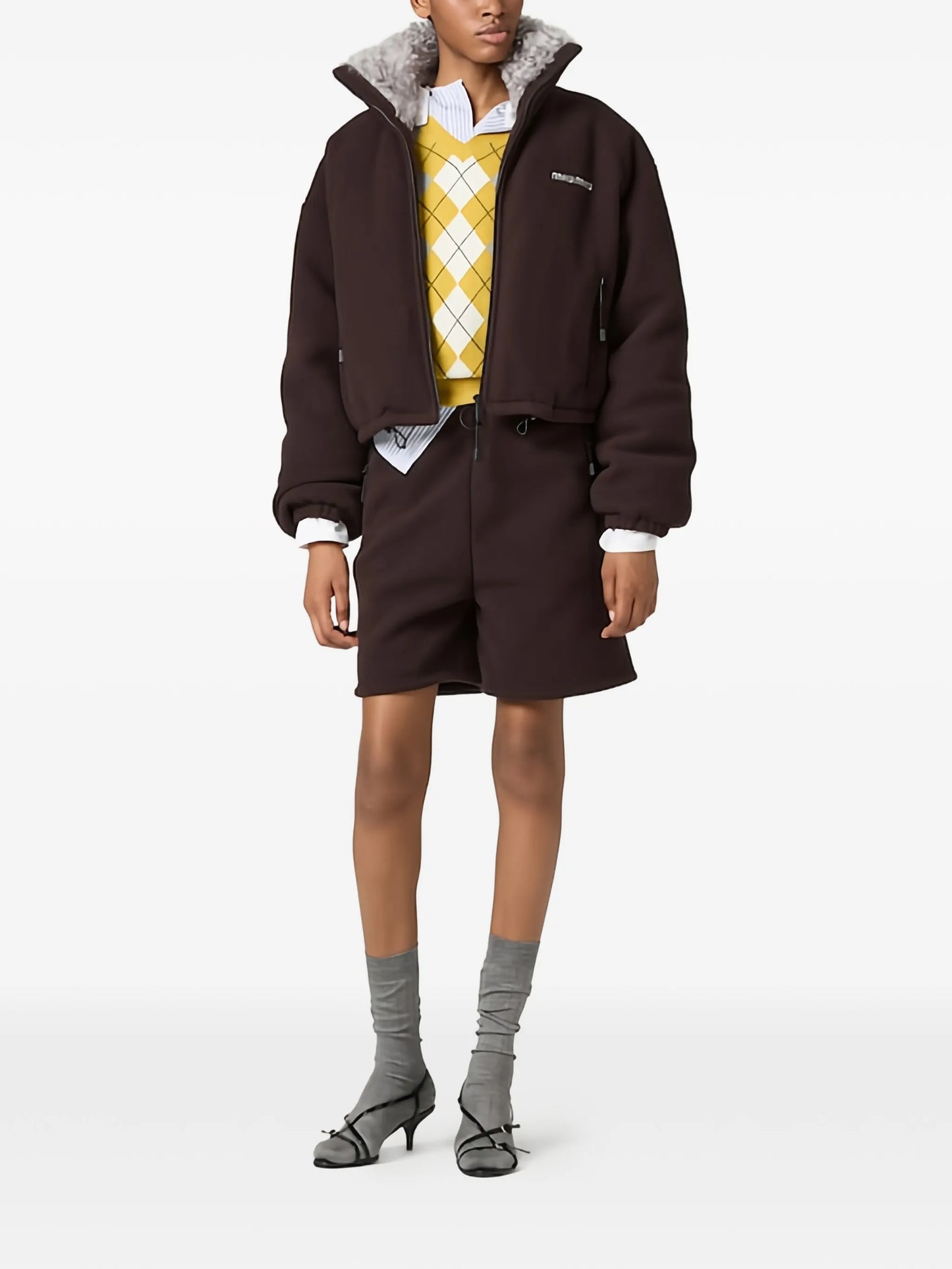 fleece down jacket