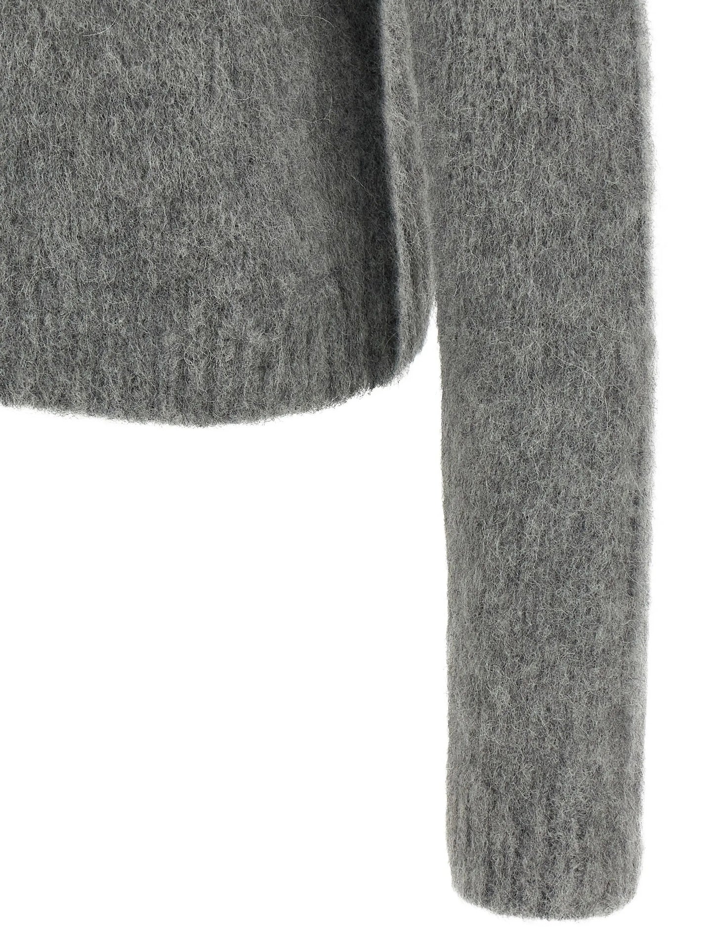 shirt-collar button cardigan