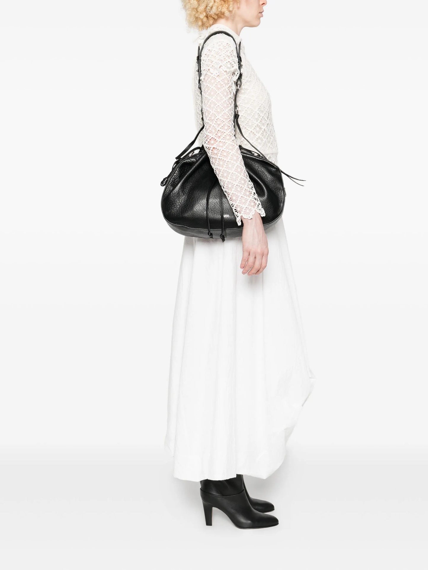 Bolton drawstring leather shoulder bag