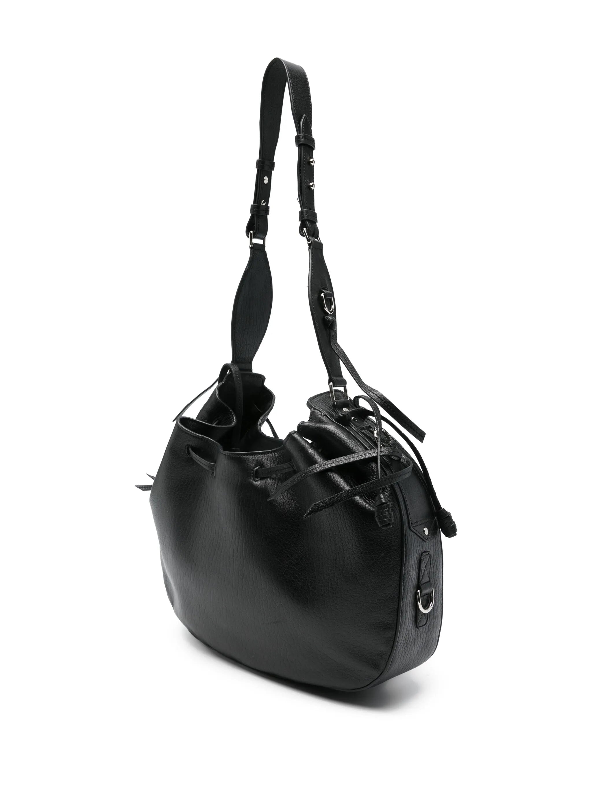 Bolton drawstring leather shoulder bag