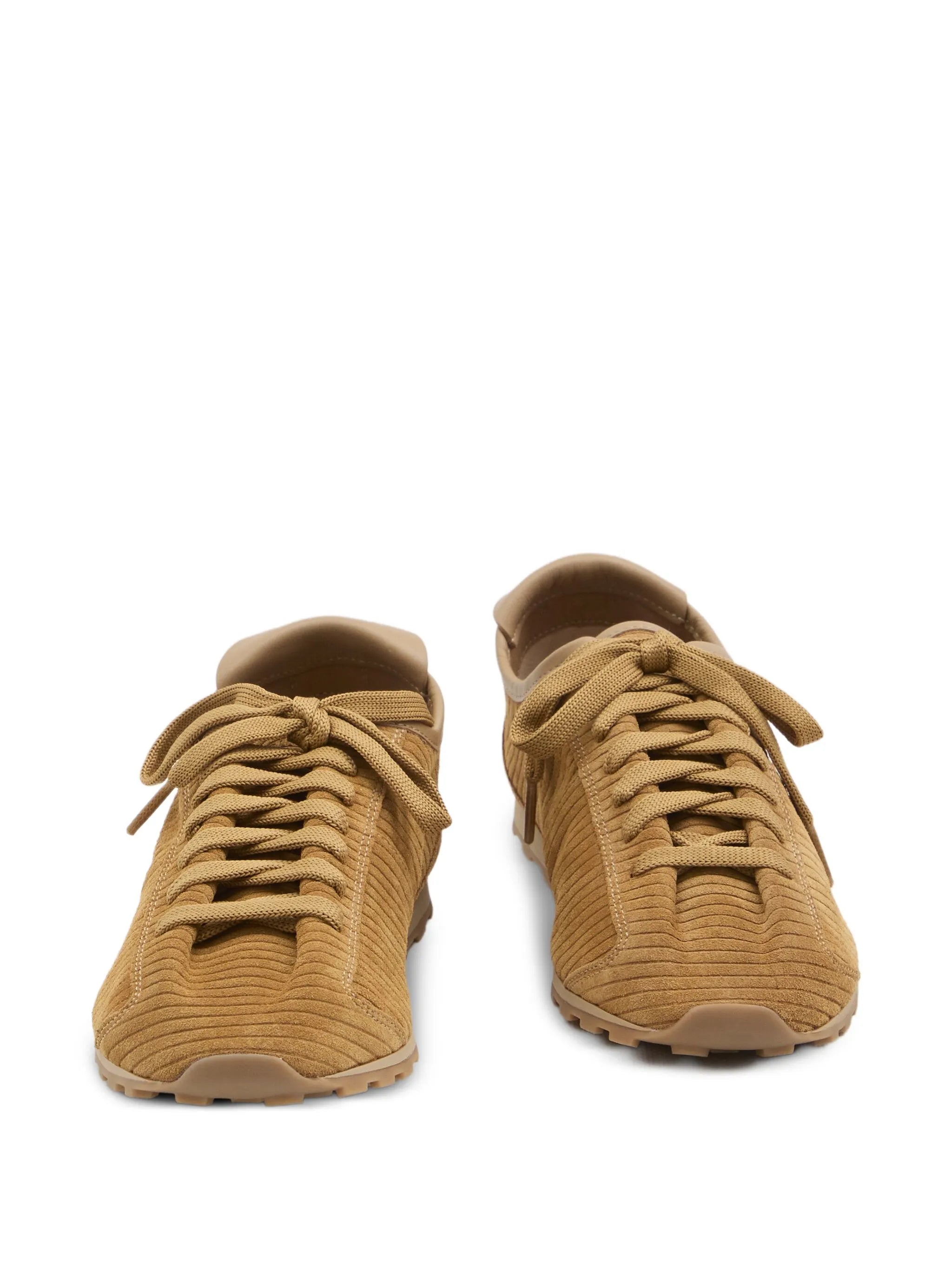 The Tennis embossed-suede low-top sneakers