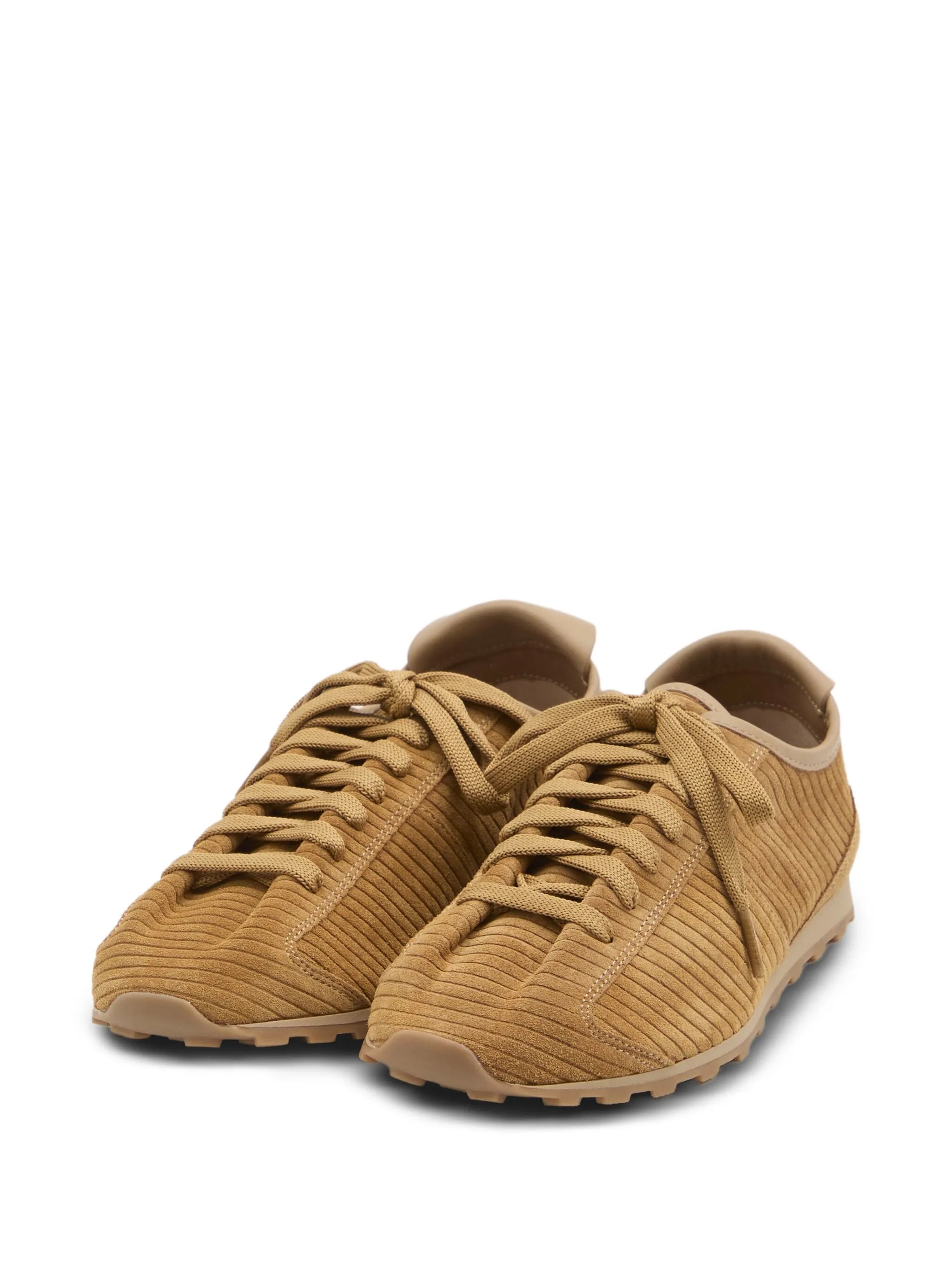 The Tennis embossed-suede low-top sneakers