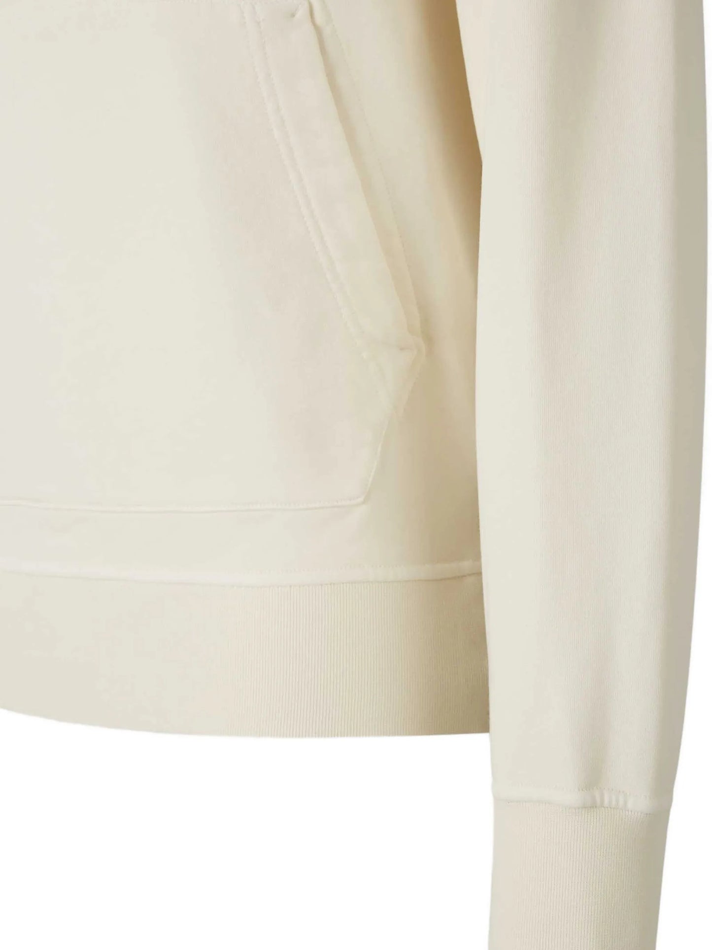 hooded patch sweatshirt