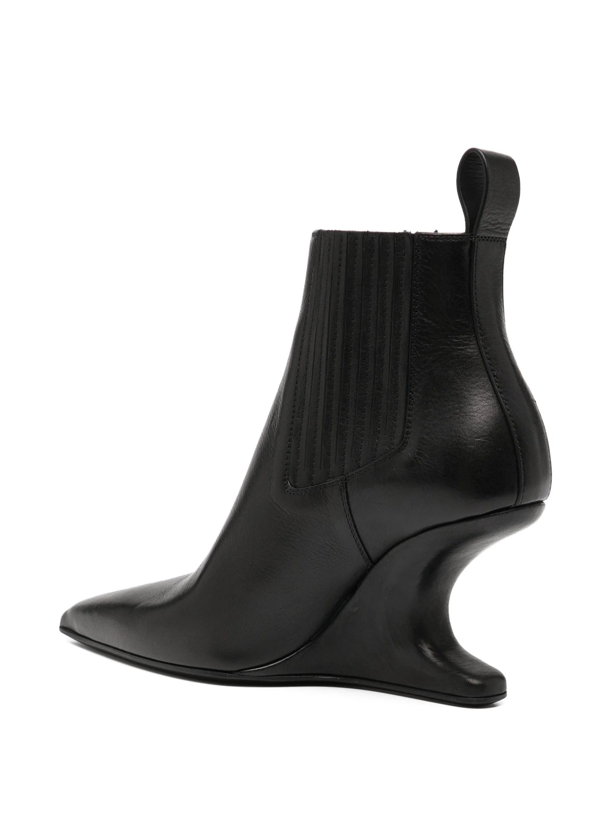 80mm Sharp ankle boots