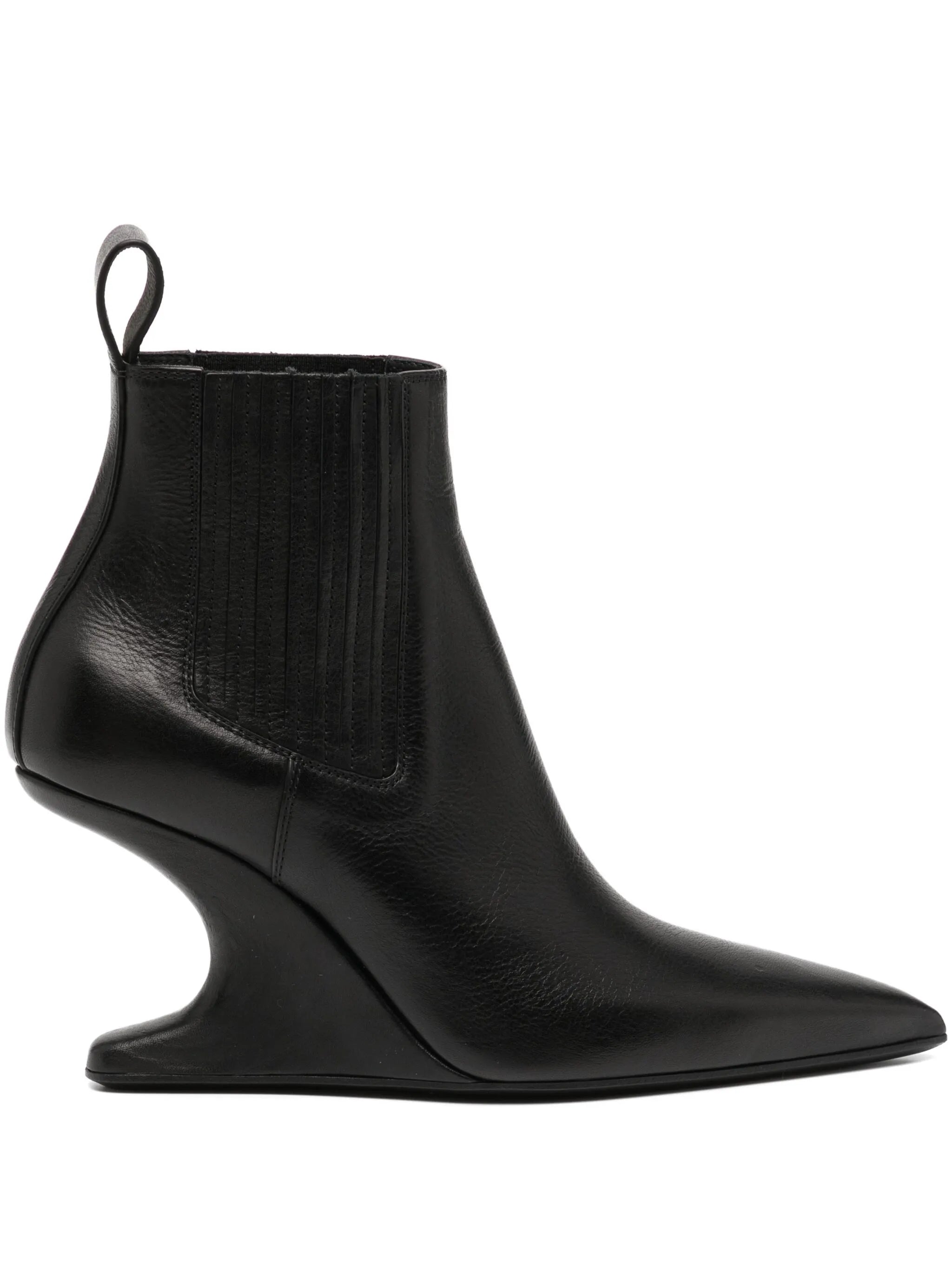 80mm Sharp ankle boots
