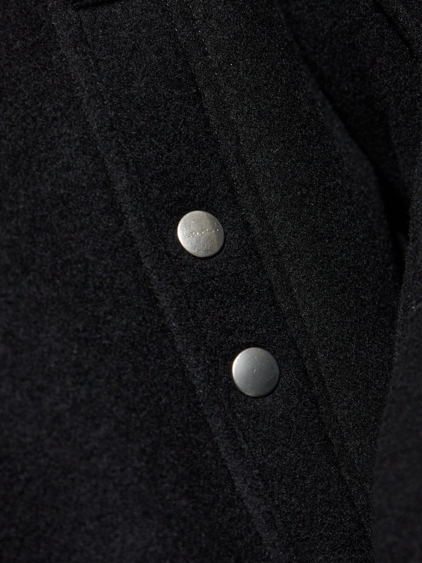 high-neck wool jacket