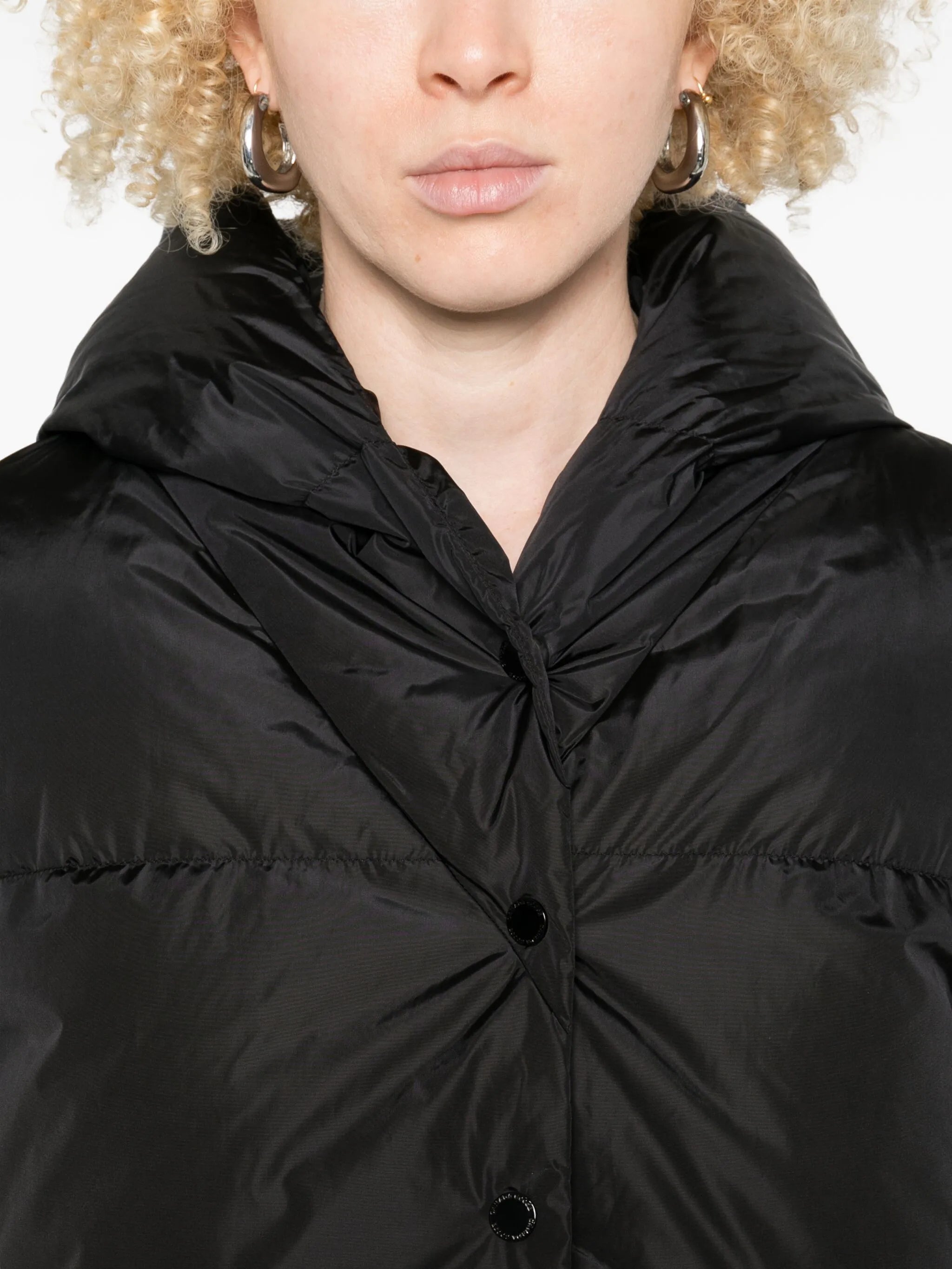 hooded puffer jacket