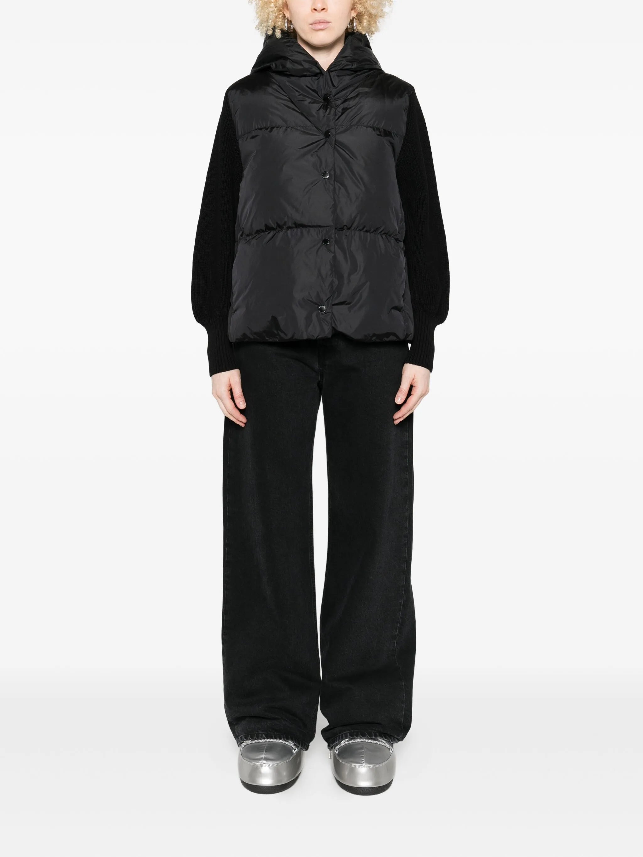 hooded puffer jacket